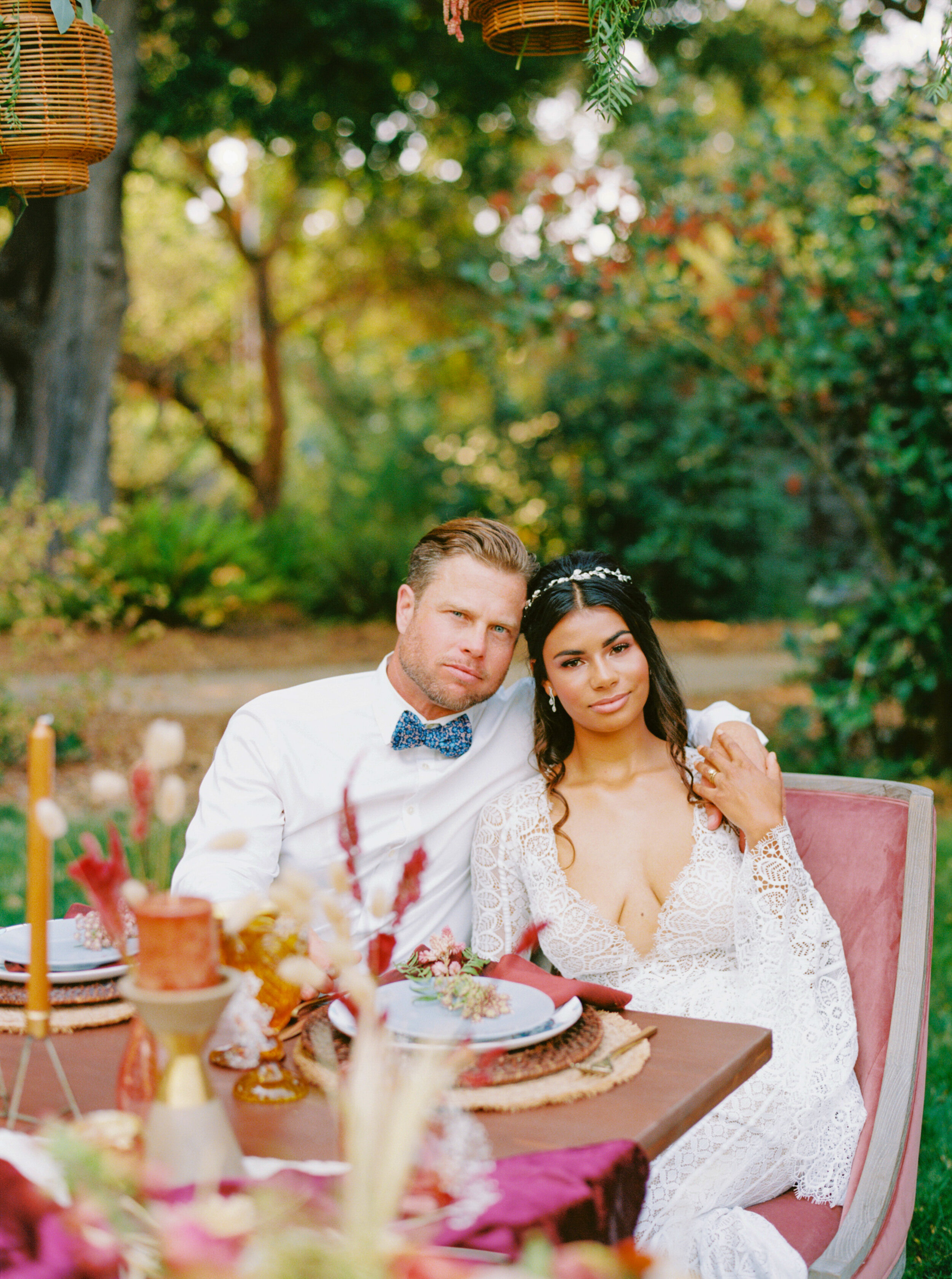 Sarahi Hadden - An Earthy Summer Boho Inspired Wedding with Sunset Hues at Gardener Ranch-48.jpg