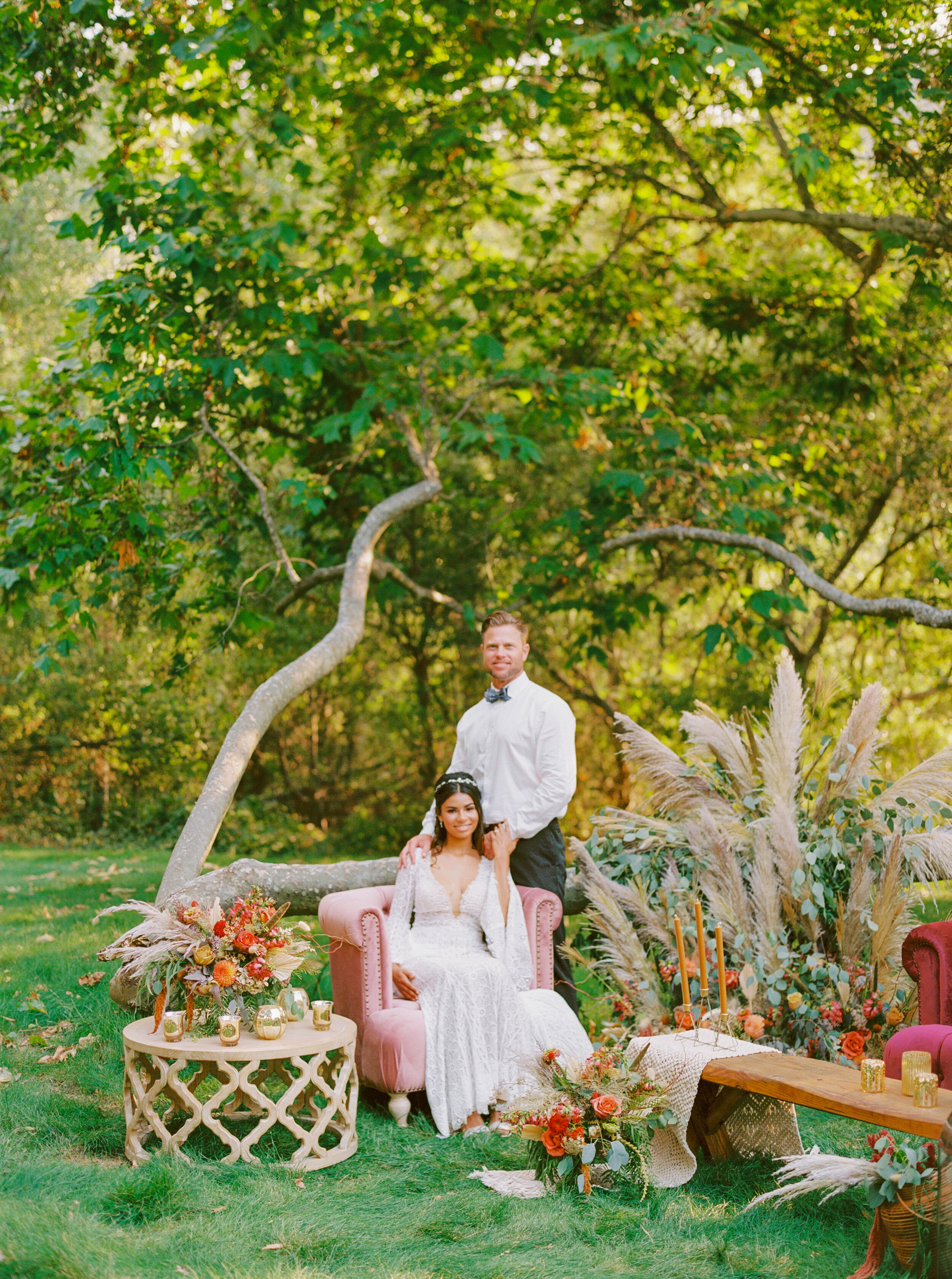 Sarahi Hadden - An Earthy Summer Boho Inspired Wedding with Sunset Hues at Gardener Ranch-61.jpg