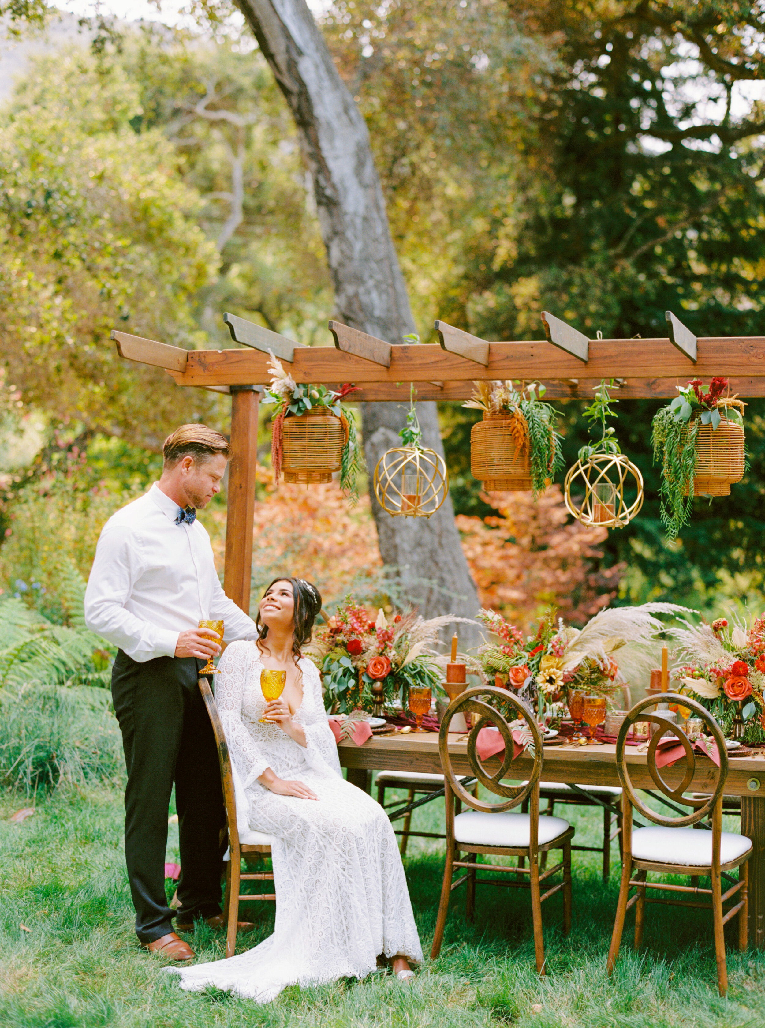 Sarahi Hadden - An Earthy Summer Boho Inspired Wedding with Sunset Hues at Gardener Ranch-70.jpg