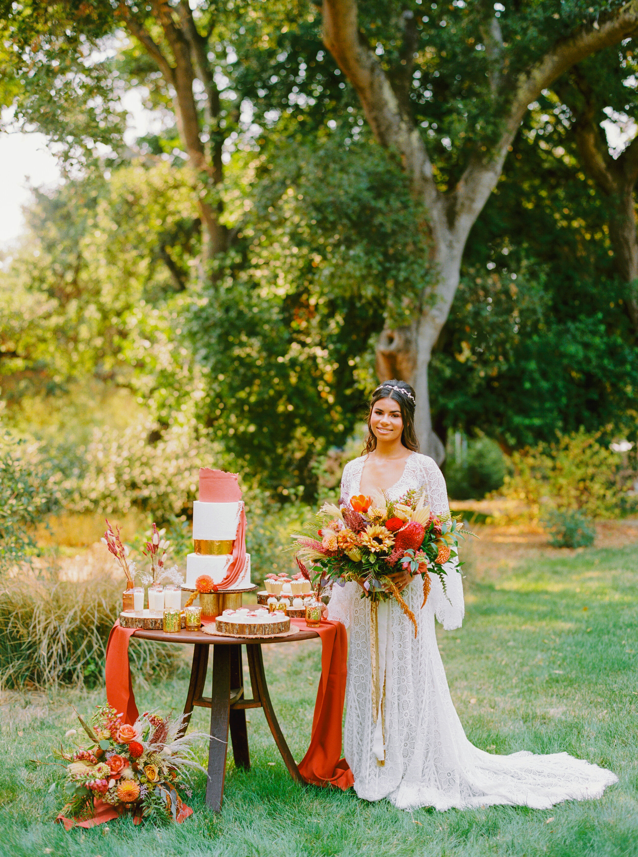 Sarahi Hadden - An Earthy Summer Boho Inspired Wedding with Sunset Hues at Gardener Ranch-82.jpg