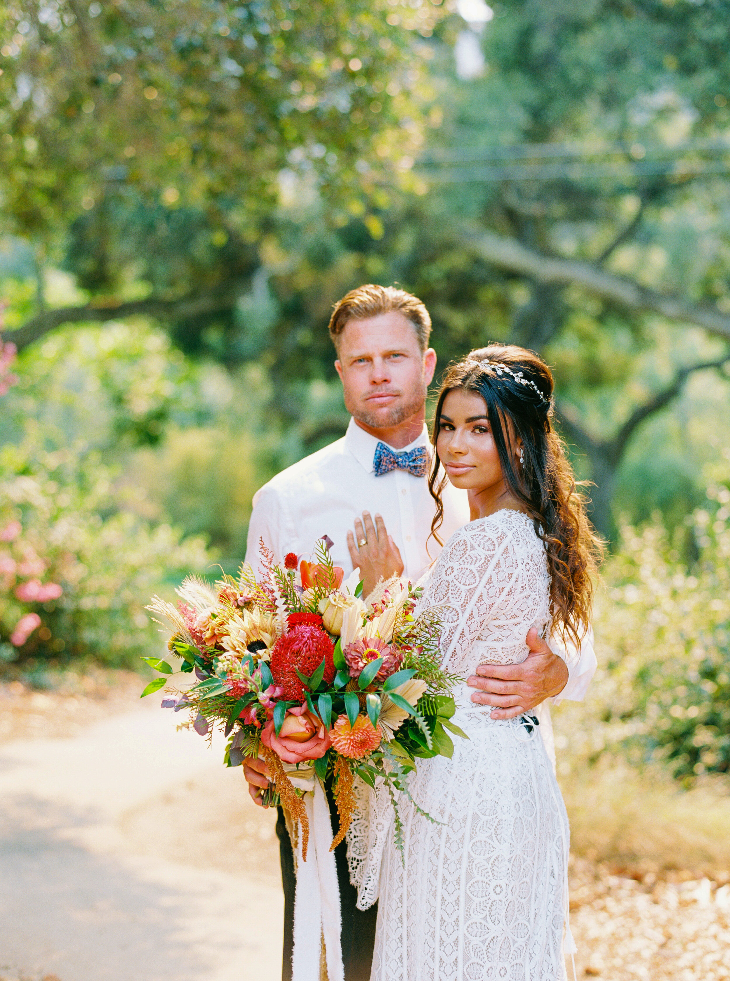 Sarahi Hadden - An Earthy Summer Boho Inspired Wedding with Sunset Hues at Gardener Ranch-103.jpg