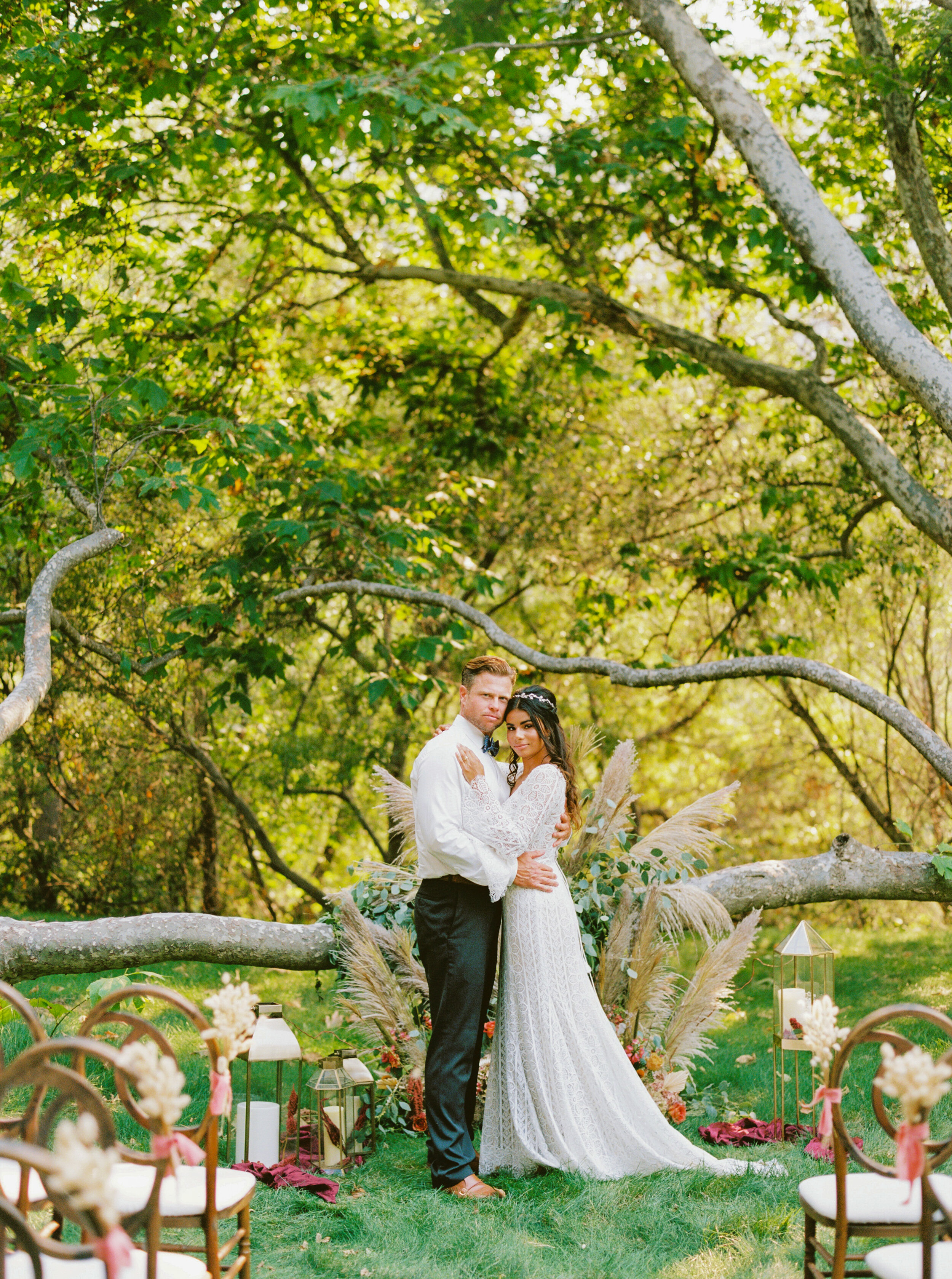 Sarahi Hadden - An Earthy Summer Boho Inspired Wedding with Sunset Hues at Gardener Ranch-109.jpg