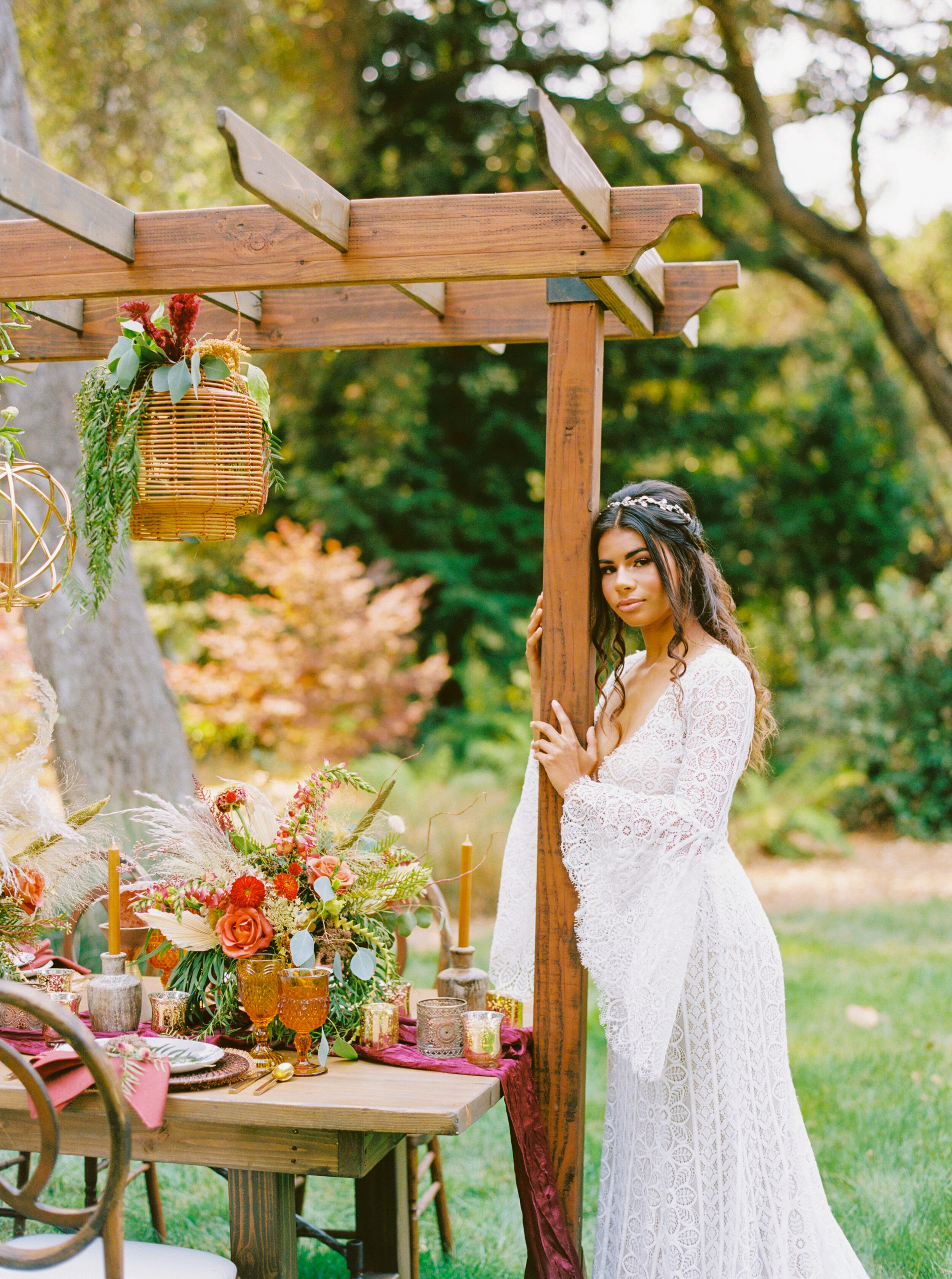 Sarahi Hadden - An Earthy Summer Boho Inspired Wedding with Sunset Hues at Gardener Ranch-110.jpg