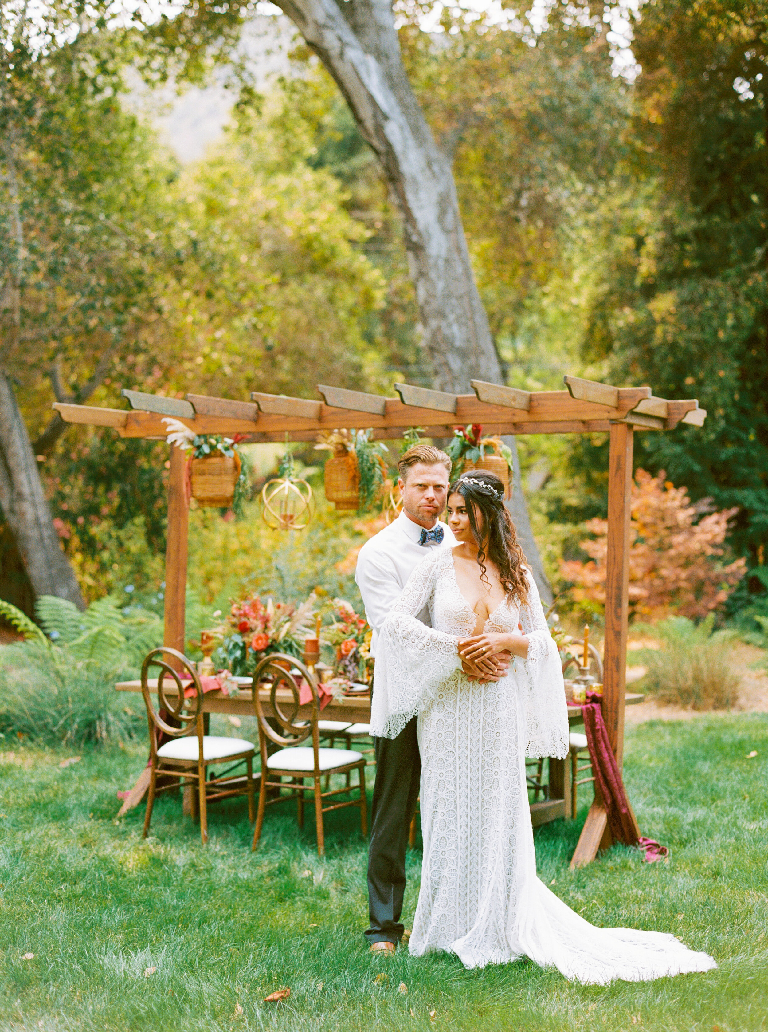 Sarahi Hadden - An Earthy Summer Boho Inspired Wedding with Sunset Hues at Gardener Ranch-112.jpg
