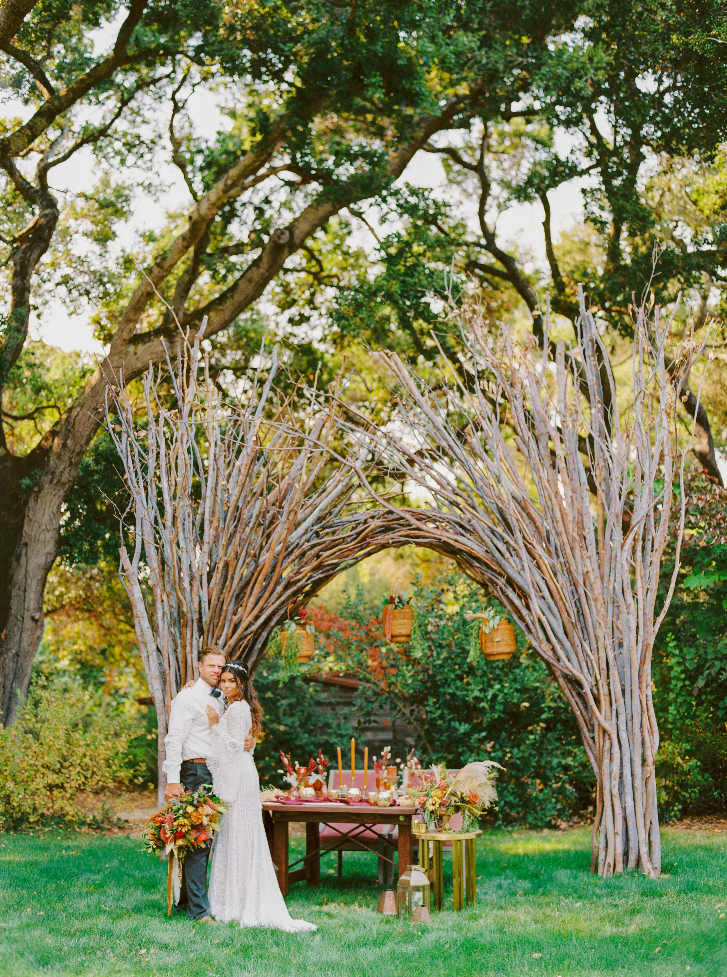 Sarahi Hadden - An Earthy Summer Boho Inspired Wedding with Sunset Hues at Gardener Ranch-113.jpg
