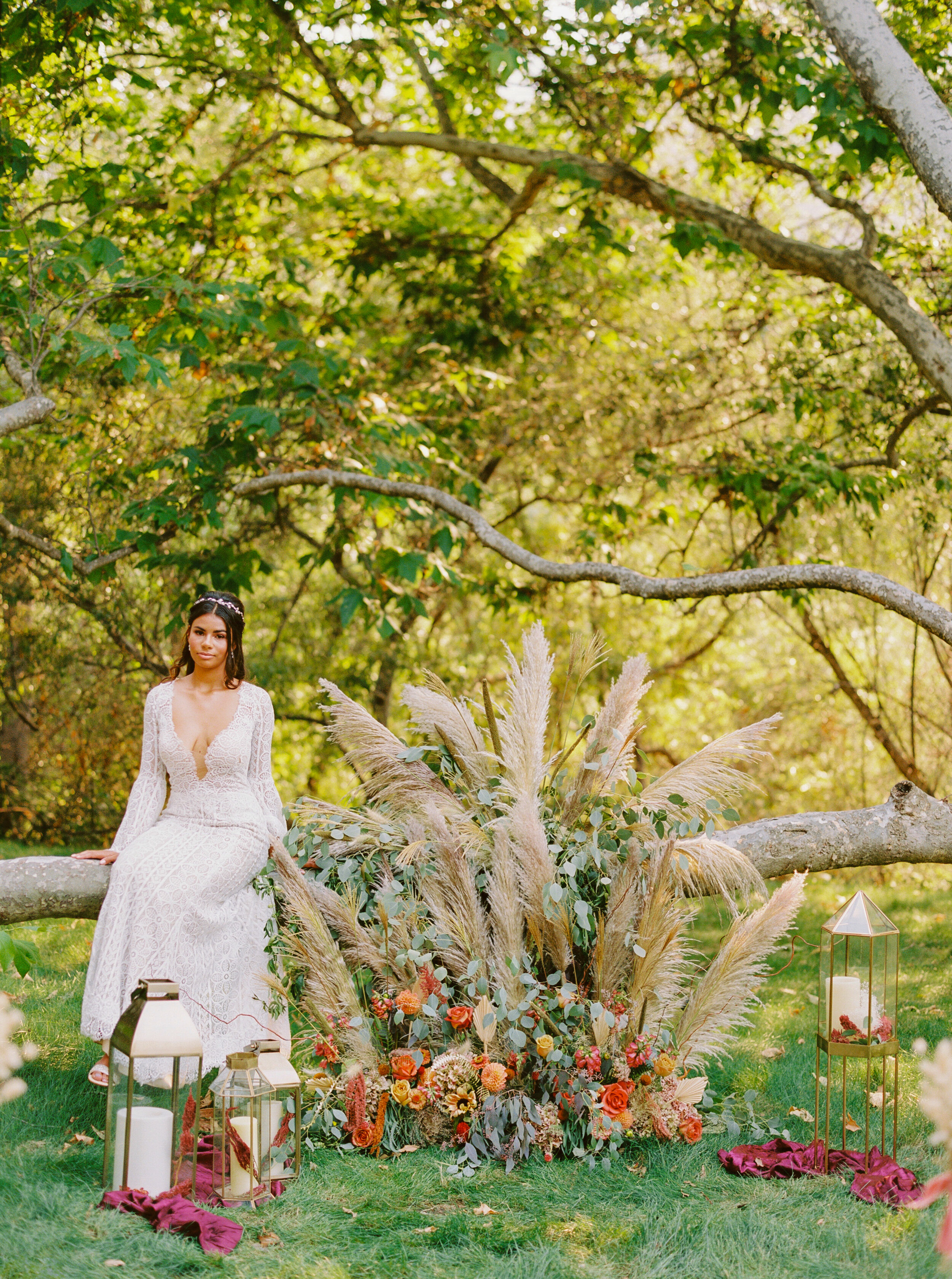 Sarahi Hadden - An Earthy Summer Boho Inspired Wedding with Sunset Hues at Gardener Ranch-119.jpg