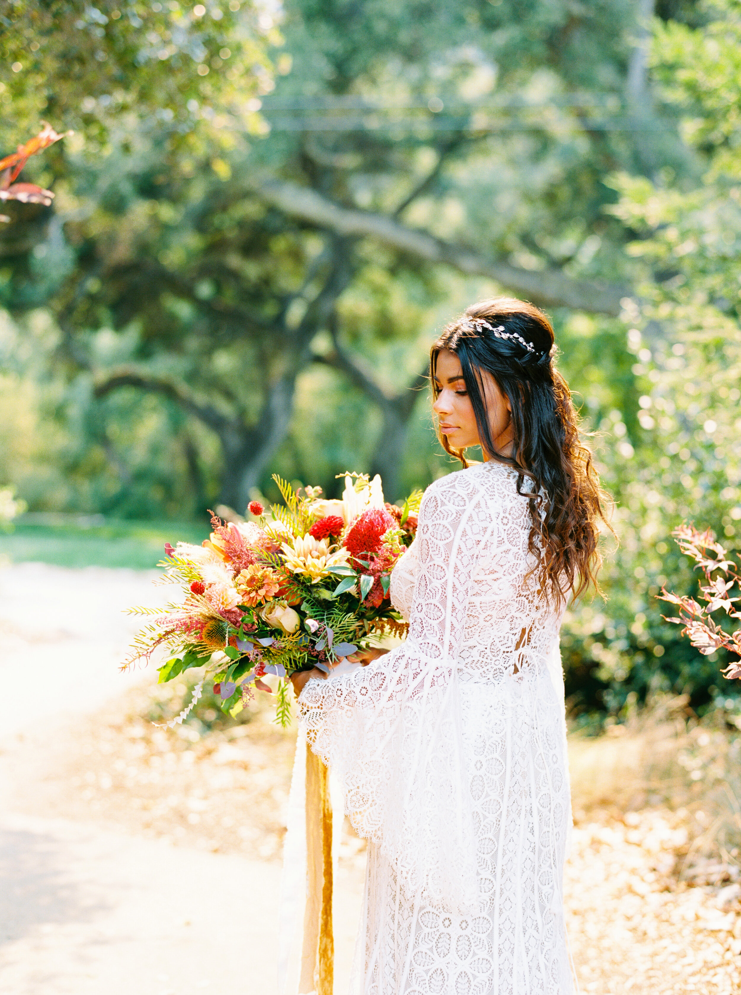 Sarahi Hadden - An Earthy Summer Boho Inspired Wedding with Sunset Hues at Gardener Ranch-130.jpg