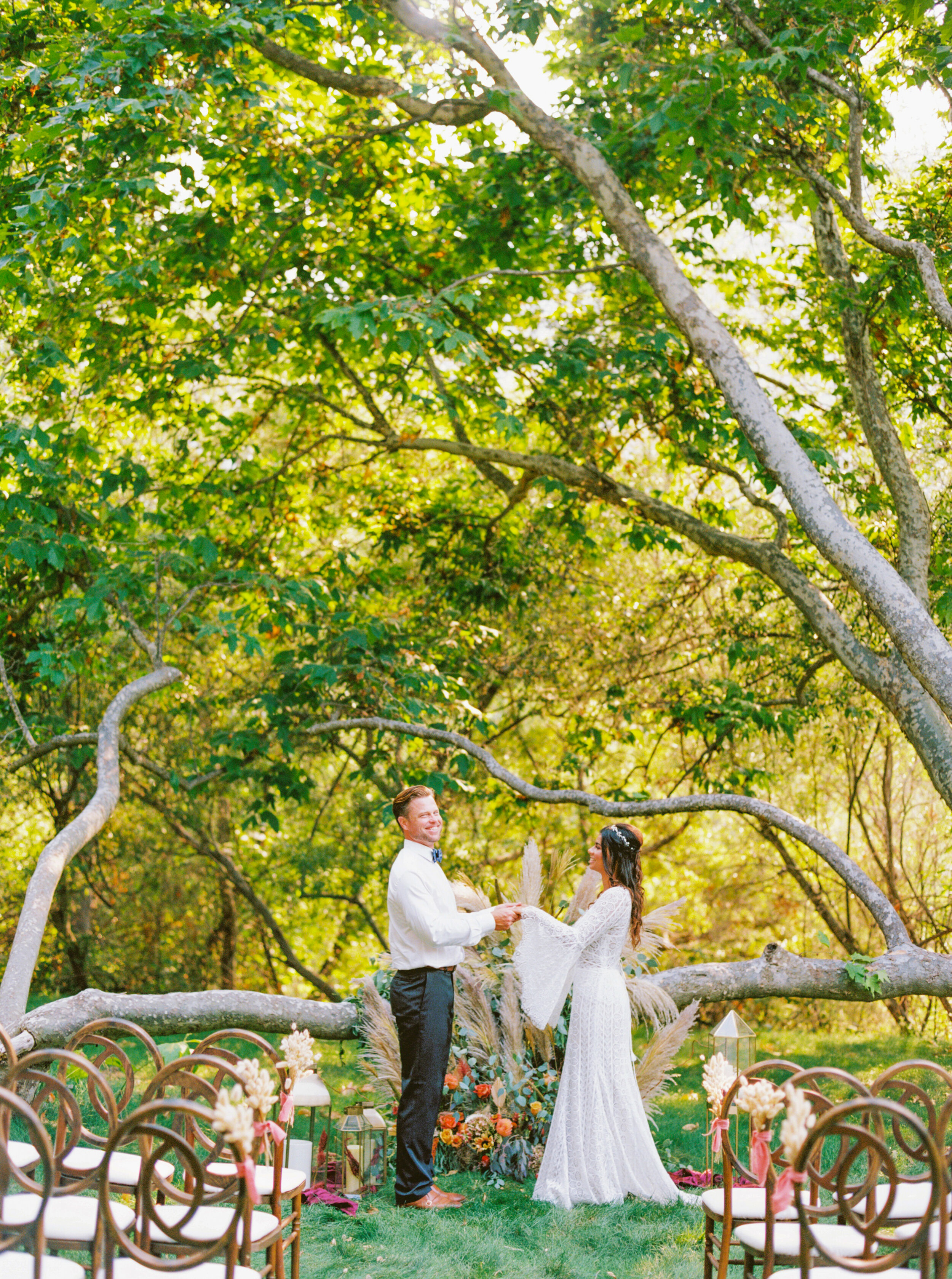 Sarahi Hadden - An Earthy Summer Boho Inspired Wedding with Sunset Hues at Gardener Ranch-135.jpg
