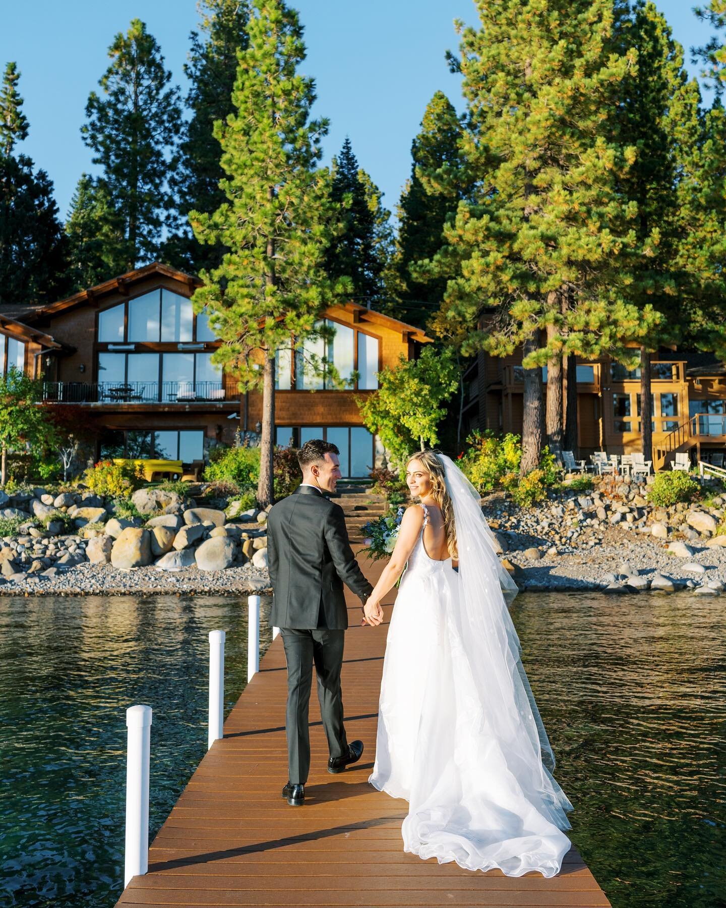 Take me back to this dreamy wedding in Tahoe 😍