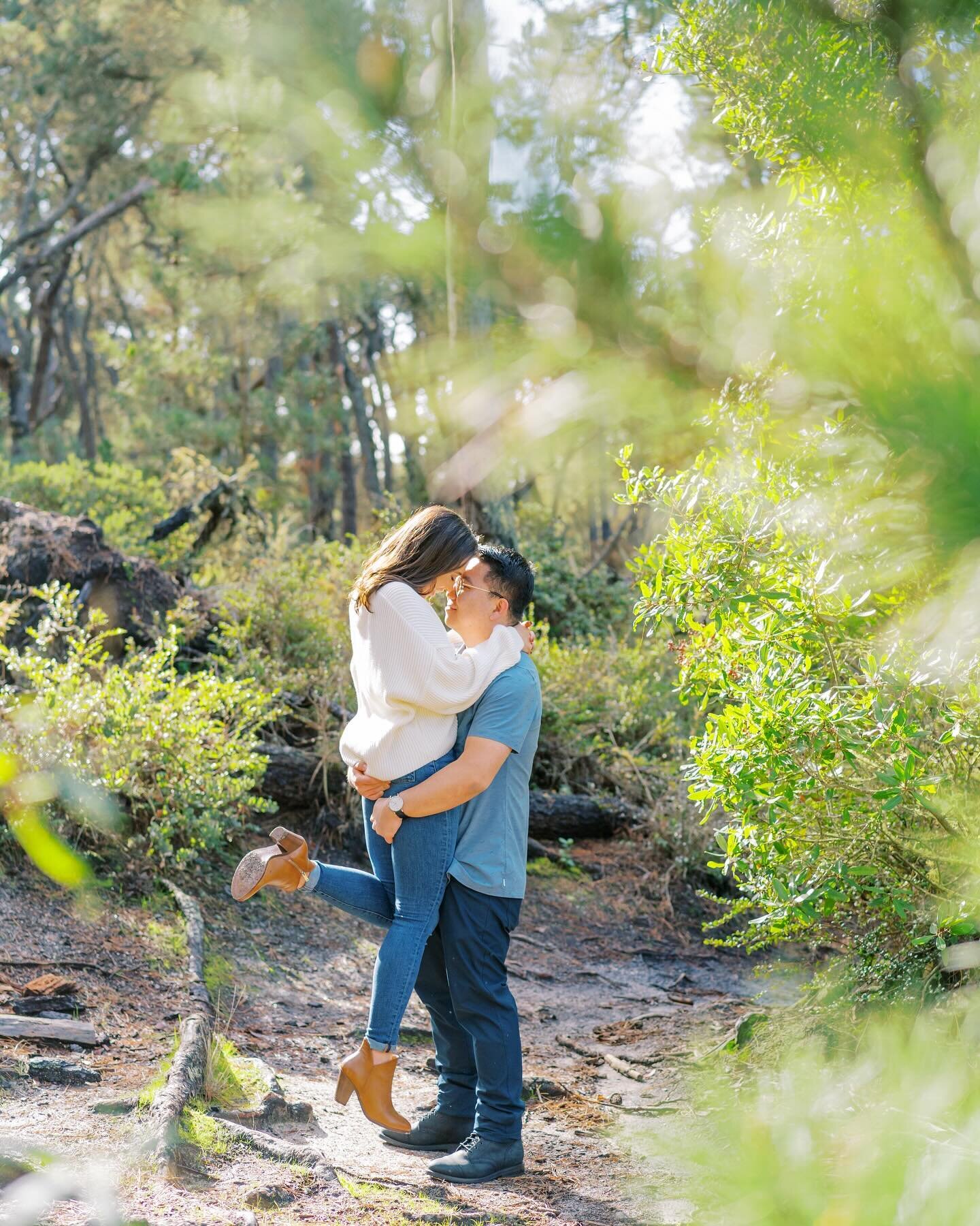 Such a fun engagement on the coast with M &amp; A. Can&rsquo;t wait for their beautiful wedding @closlachancewinery in just a few months ❤️