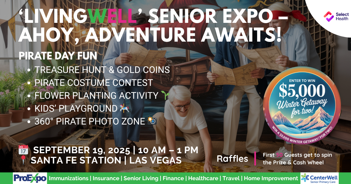Erik O'Connell at Living Well Senior EXPO