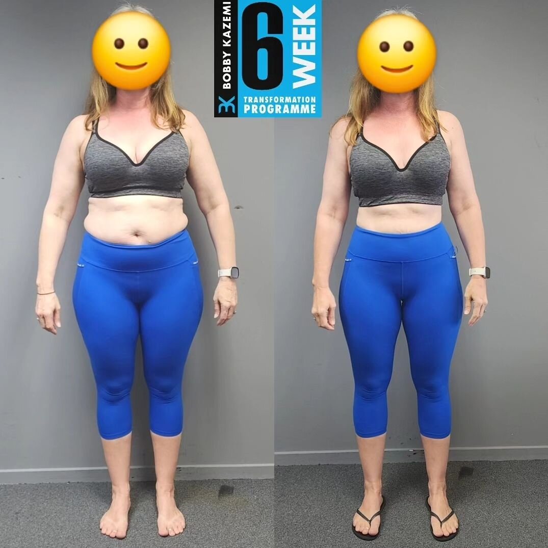 Behind the smiley emoji 🙂 lies a story of determination and positivity! 

Incredible 6 week results fueled by her strong work ethic and great attitude. 

Awesome person, awesome work ethic. 
A bit shy. 

But nothing to be shy about with these result