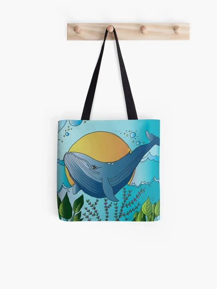 We Whale Always Love You tote bag