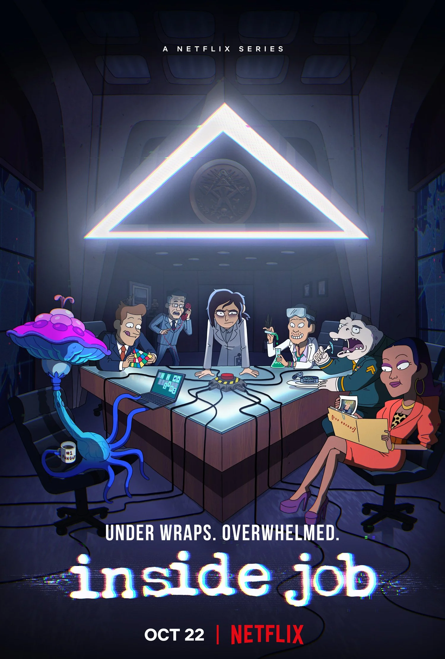 INSIDE JOB STARS CHRISTIAN SLATER &amp; CLARK DUKE