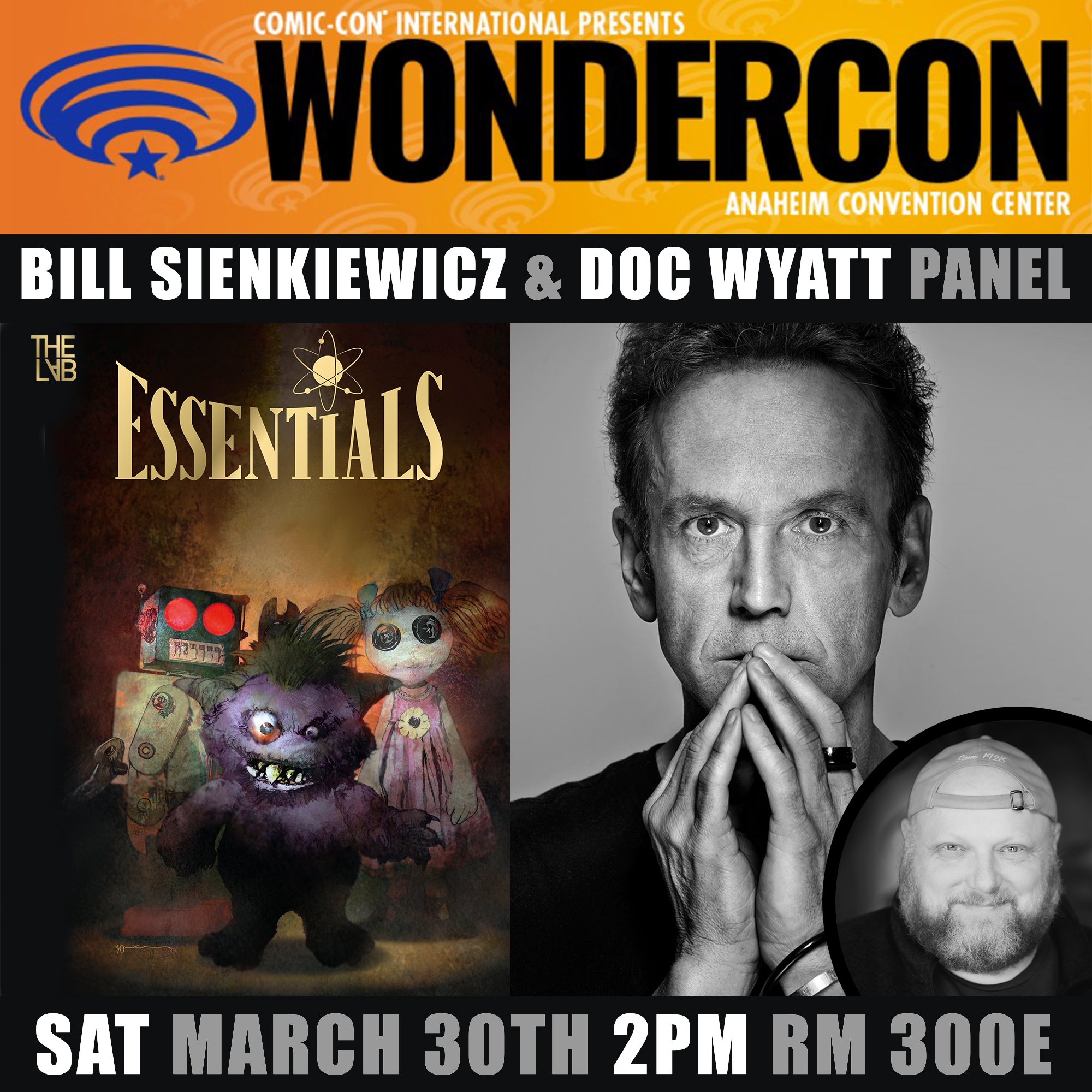 BILL SIENKIEWICZ &amp; THE LAB PRESS AT WONDERCON 2024