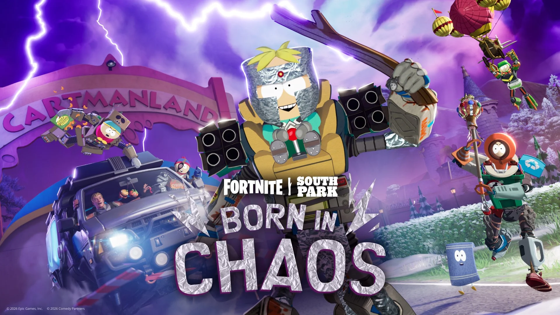 BUTTERS BRINGS SOUTHPARK GANG TO FORTNITE