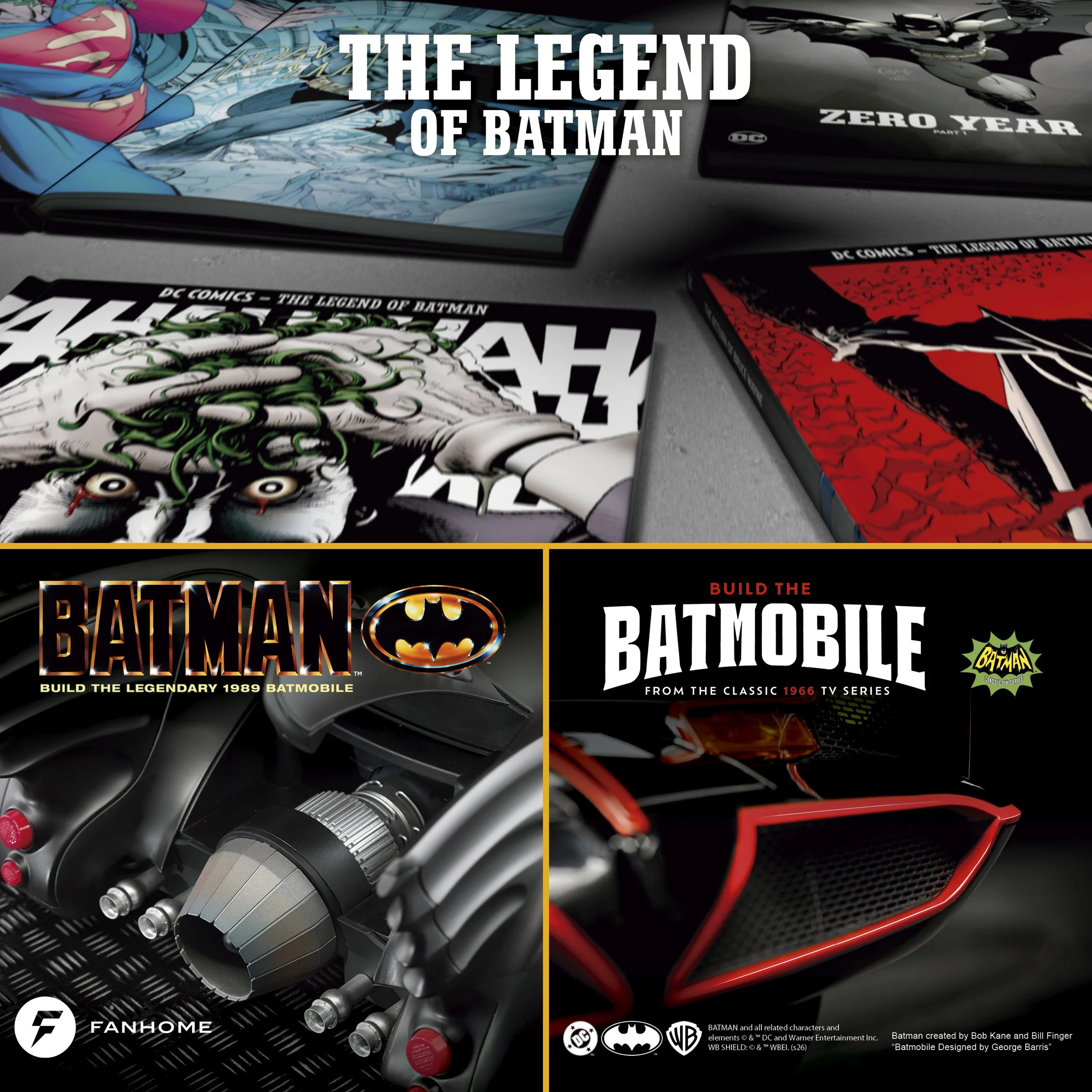 FAN HOME CELEBRATES BATMAN WITH 3 COLLECTIONS 