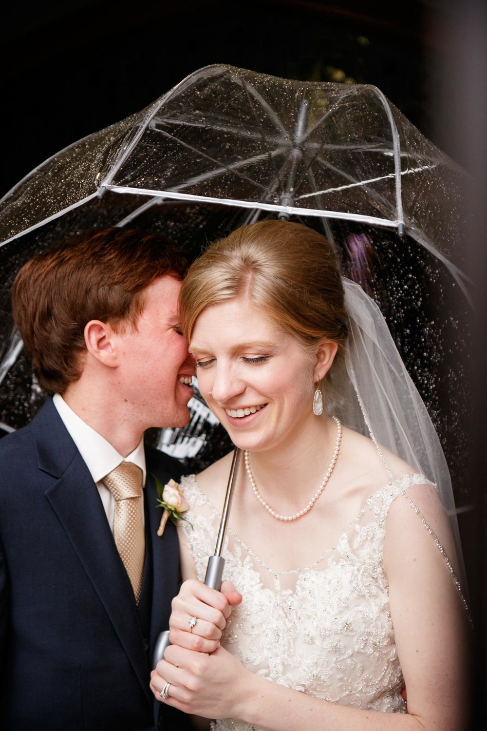 Bride and Groom | Rainy Day