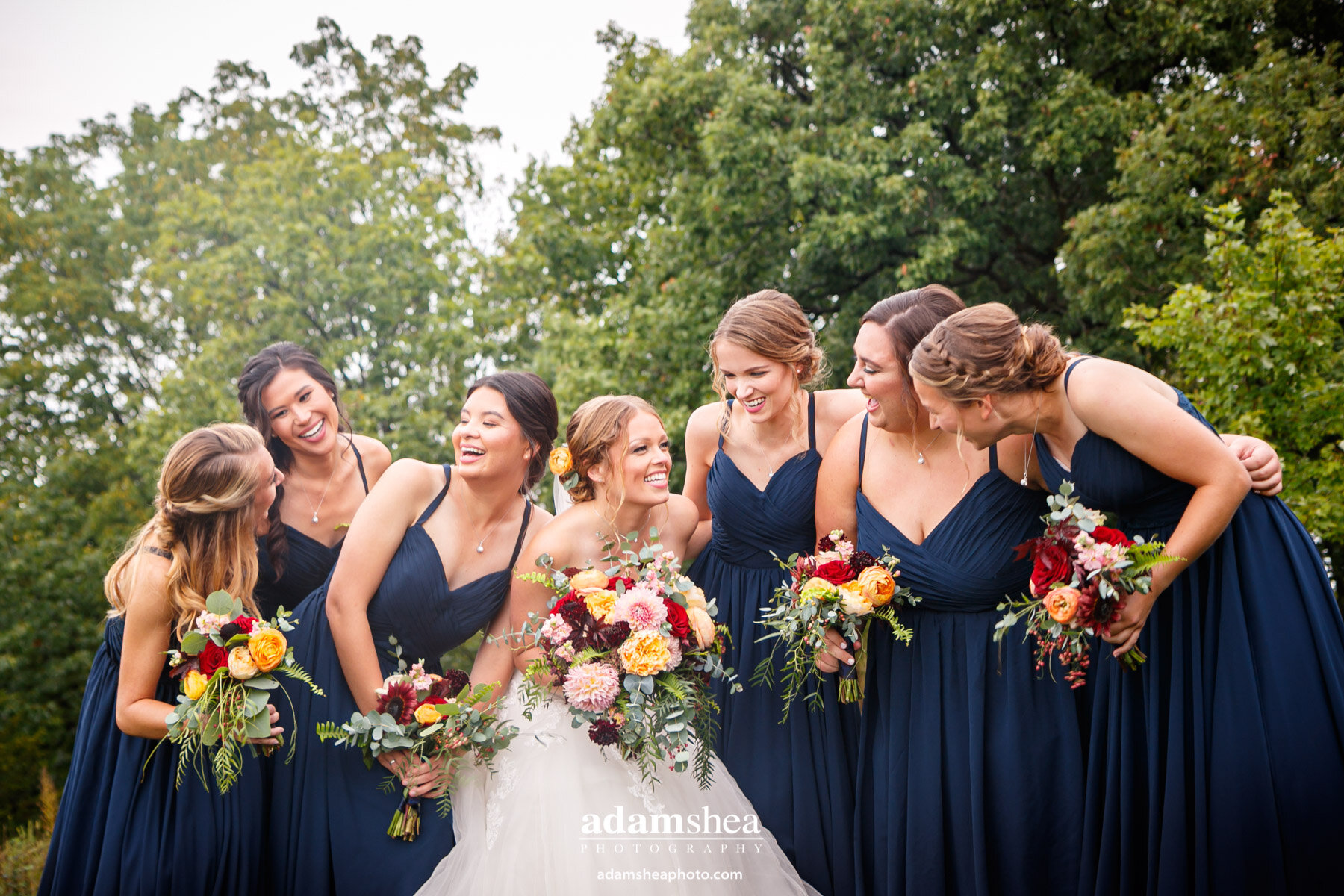 Gorgeous Wedding Fields at the Reserve - Stoughton WI - Adam Shea Photography - Bridesmaids