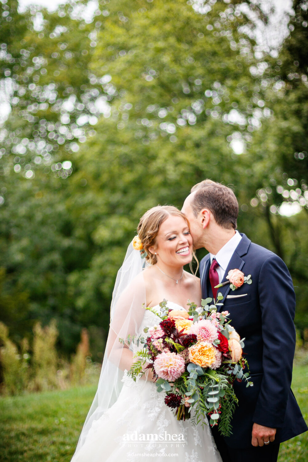 Gorgeous Wedding Fields at the Reserve - Stoughton WI - Adam Shea Photography - Bride and Bridesmaids