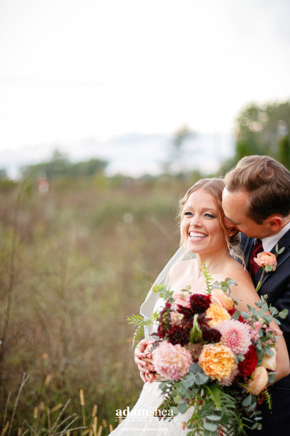 Gorgeous Wedding Fields at the Reserve - Stoughton WI - Adam Shea Photography - Looking Out Past Pond