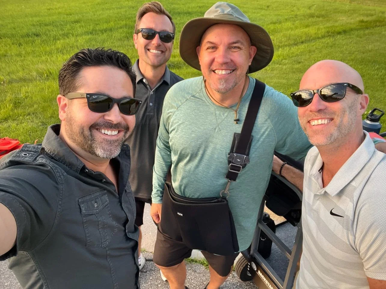 Was on the other side of the camera tonight shooting for Ariens catalog (zero-turn mower).

17 years ago I shot Joe and Steph&rsquo;s wedding.  Now he shot me! 📸