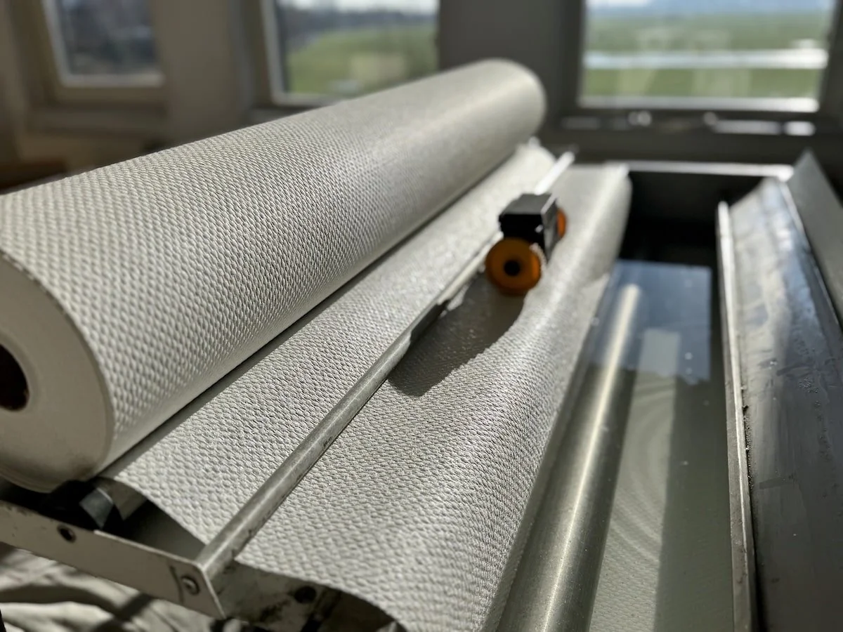 Professioneel glasvezelbehang aanbrengen door Asseler Schilders