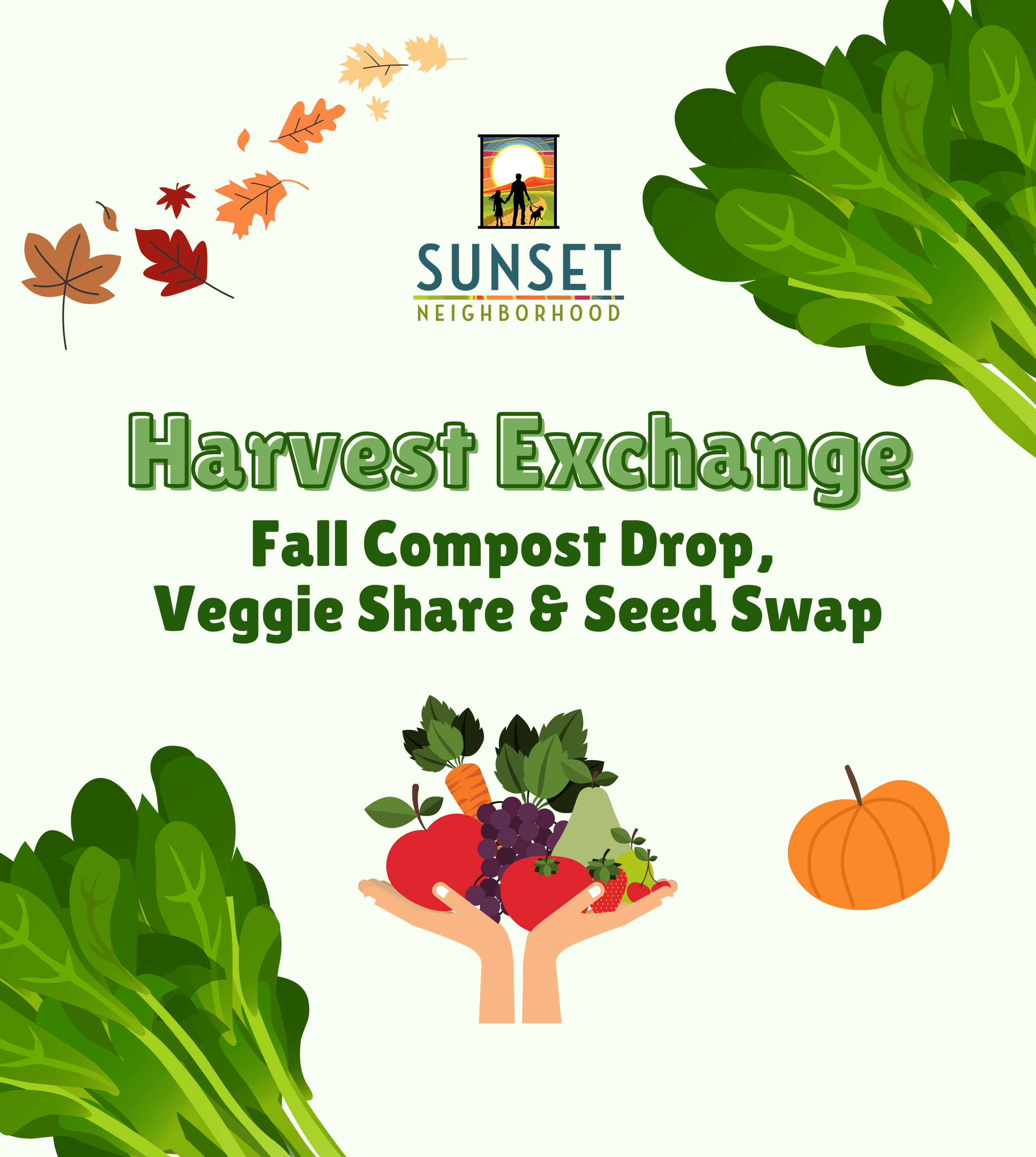Harvest Exchange: Fall Compost Drop, Veggie Share &amp; Seed Swap