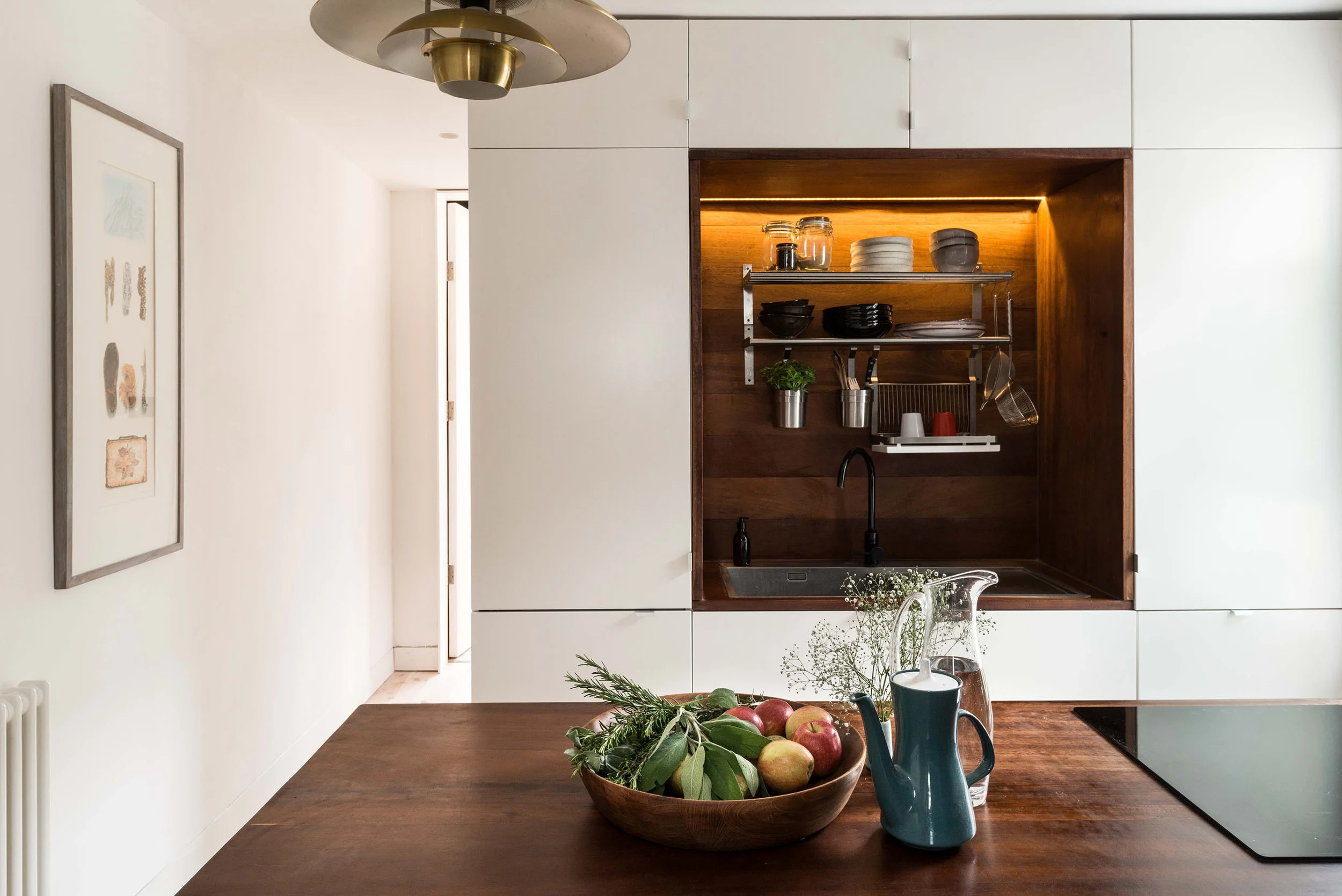 Reclaimed Iroko In The Kitchen 1