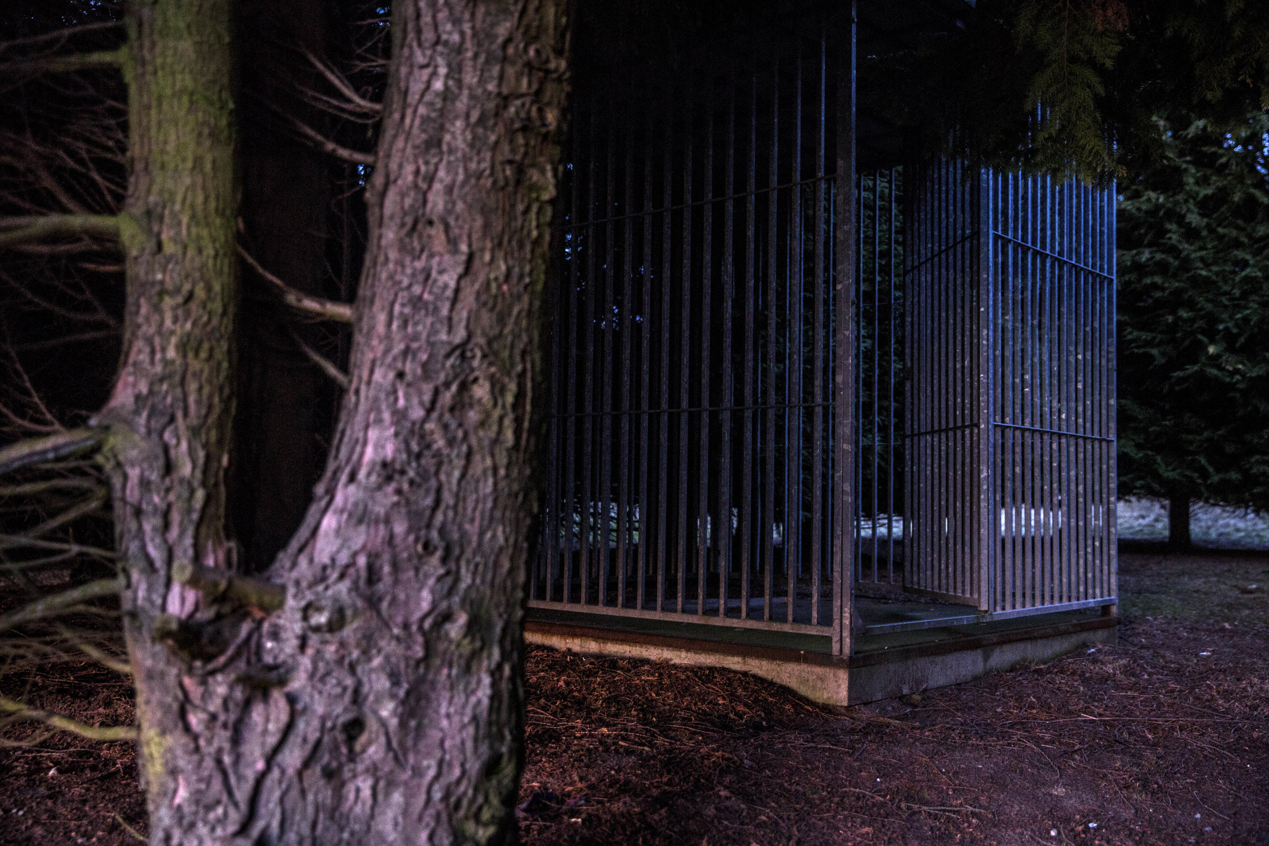  In the distance I saw a red bus. That was what drew me in. It was probably not allowed to walk here but the gate was open. As soon as I walked over the threshold my imagination stared running wild. Belgium-2016 