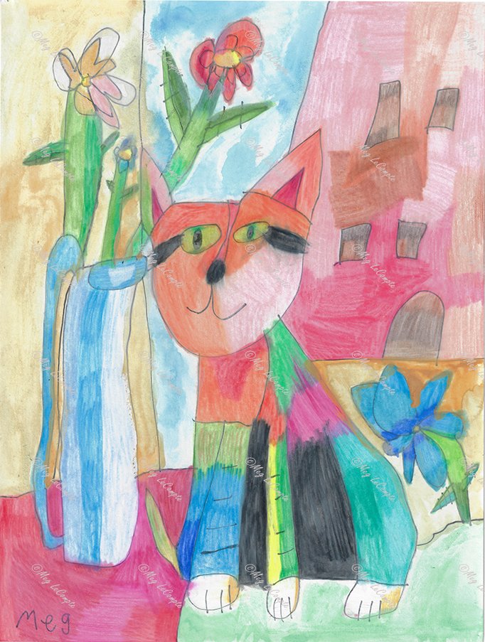 The Cat with the Vase of Flowers.jpg