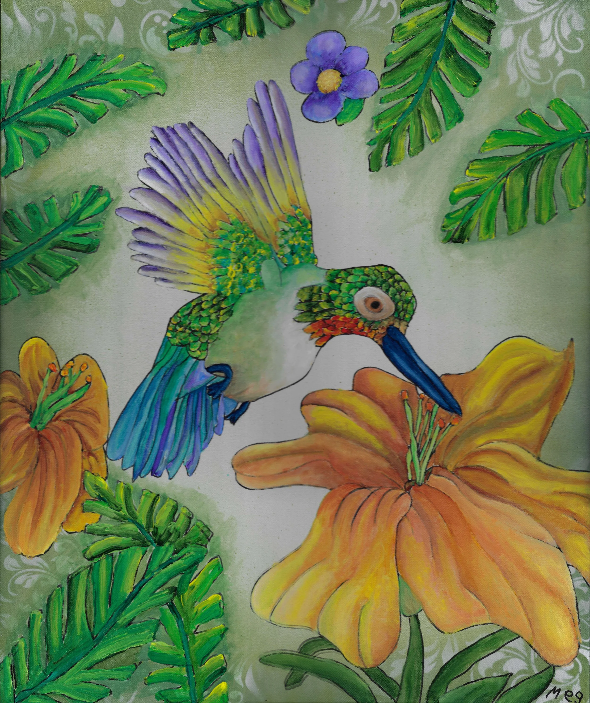 Flit Loves Flowers ($265) (Copy)