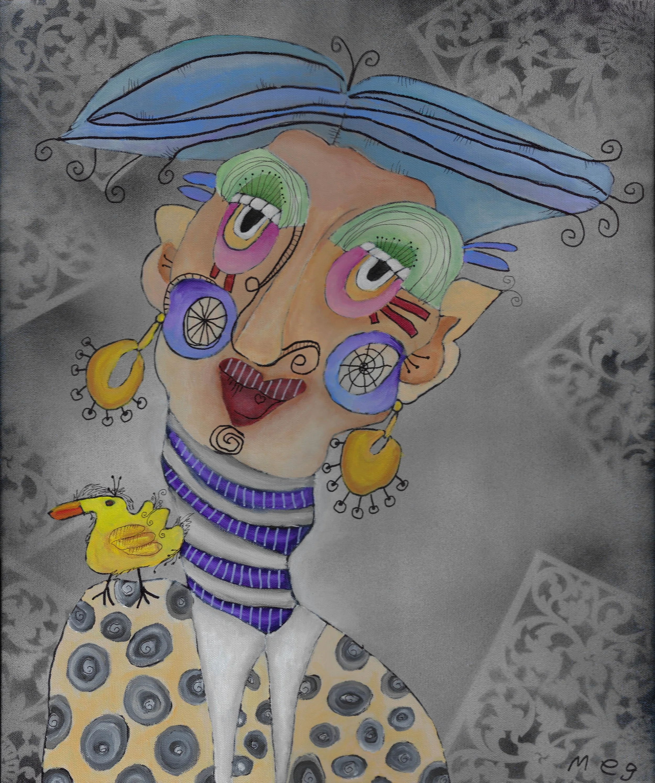 Tweety on Granny's Shoulder ($240) (Copy)
