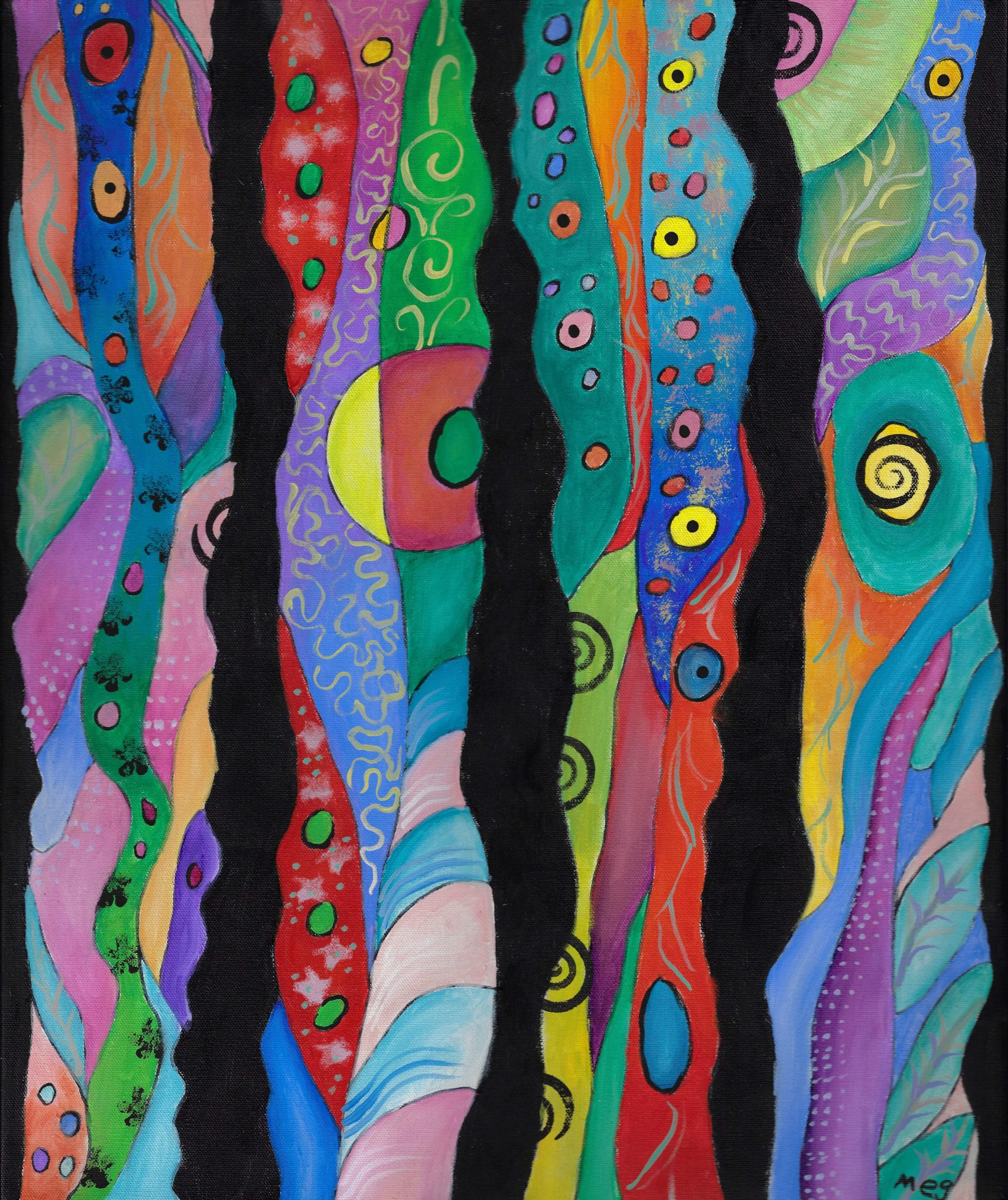 Dazzling Circles in the Spirals ($180) (Copy)