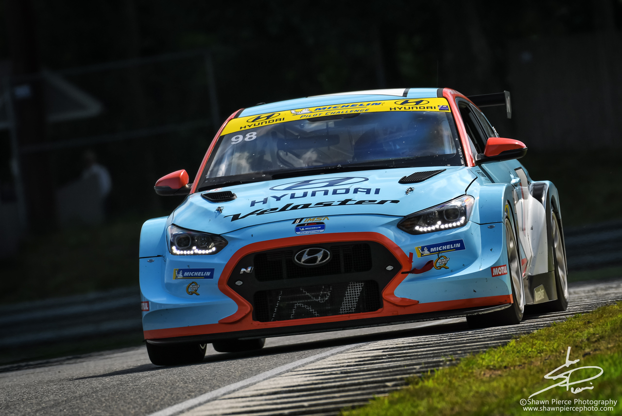 TCR Winner: no.98 Bryan Herta Racing Hyundai Veloster N TCR driven by Mark Wilkins and Michael Lewis.