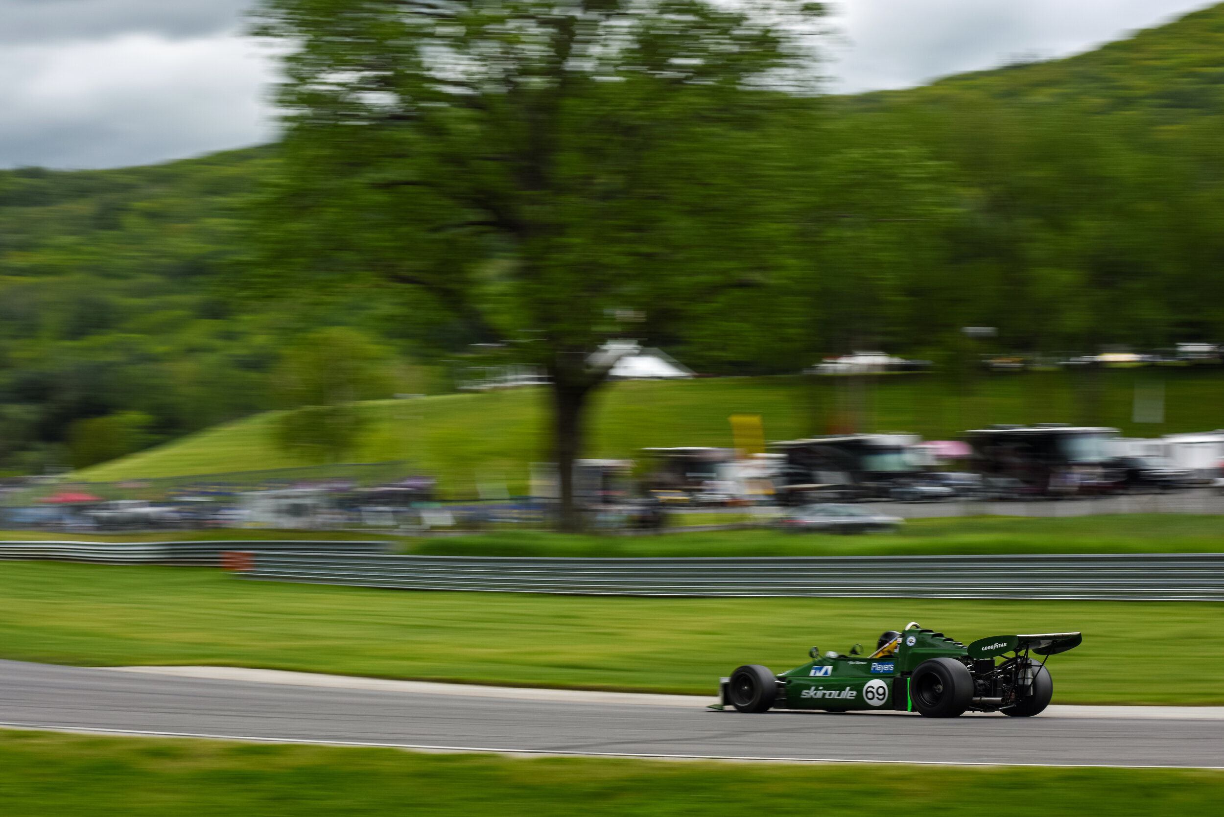  A wide-angle view of The Downhill corner.  