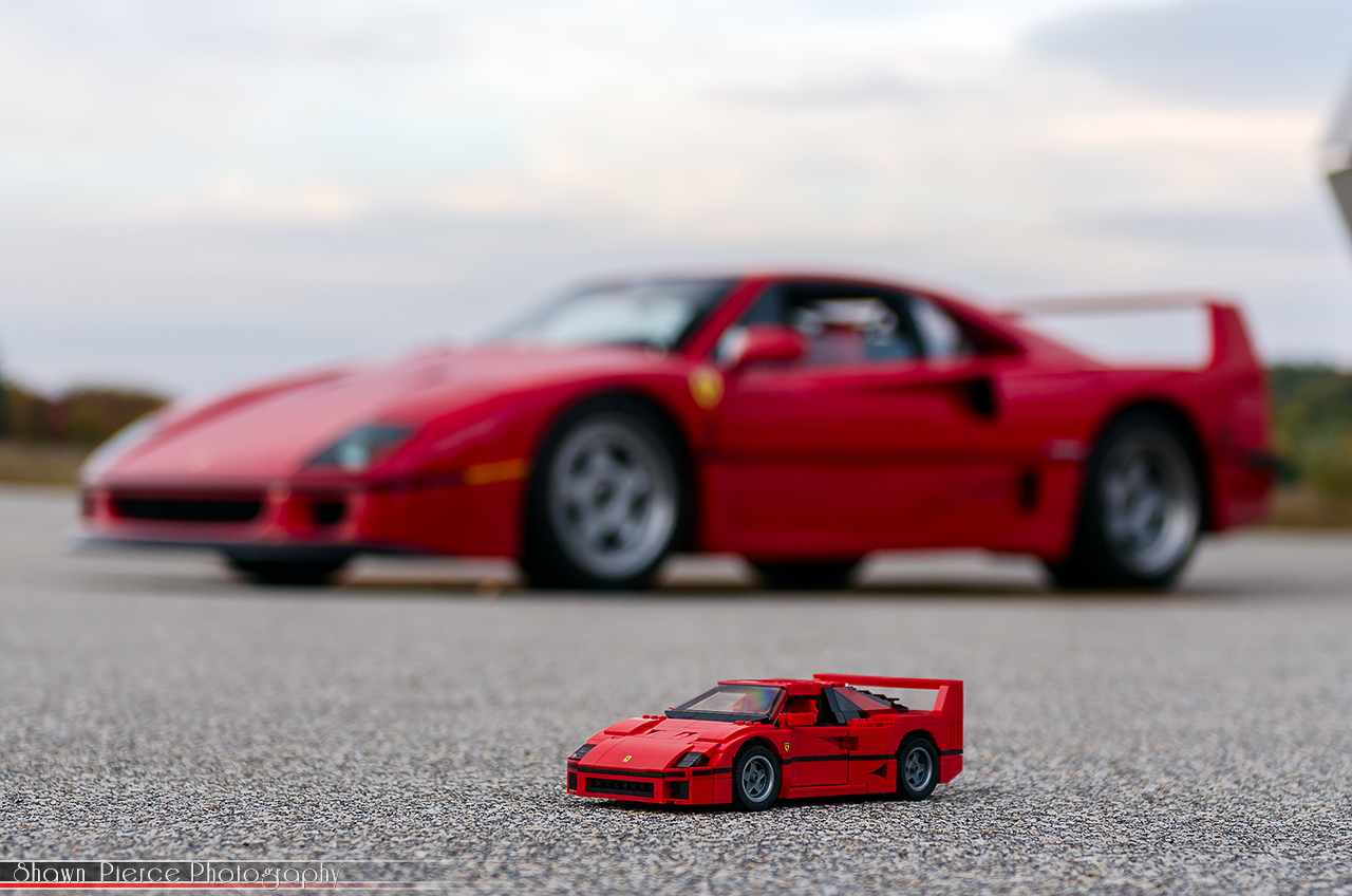  Earlier that month I’d built the LEGO F40. Maybe a little cheeky, but I loved the idea of putting the LEGO with the real thing. 