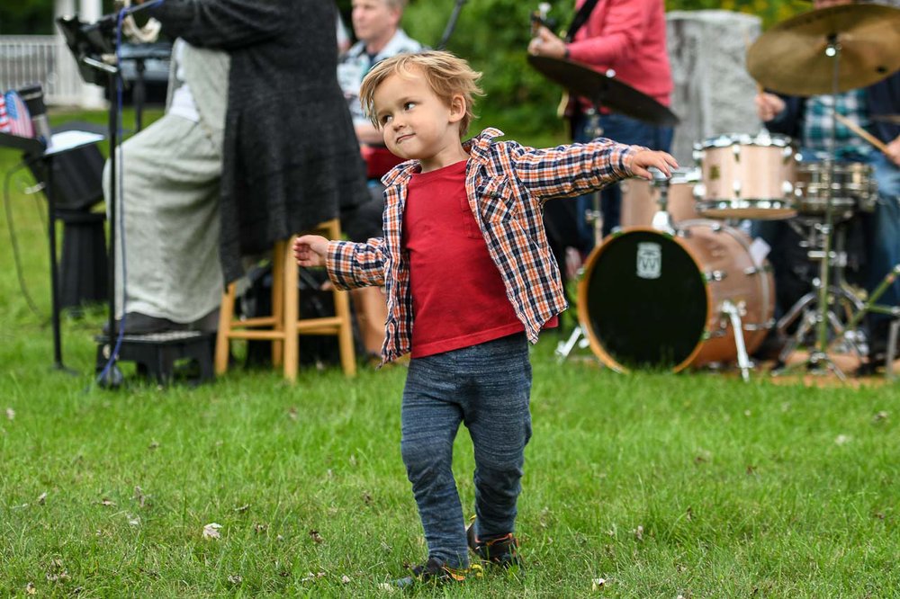  This kid cut a rug for at least 10 minutes during the Falls Village Street Fair kicking off Historics weekend.  