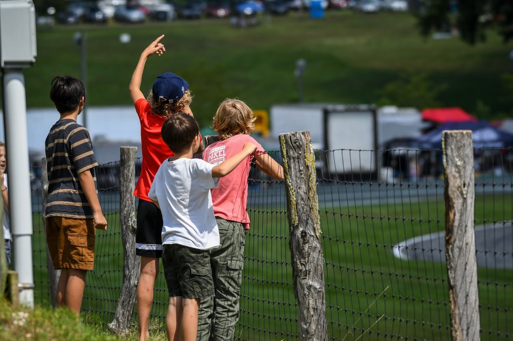  I had never seen kids so excited for parade laps.  