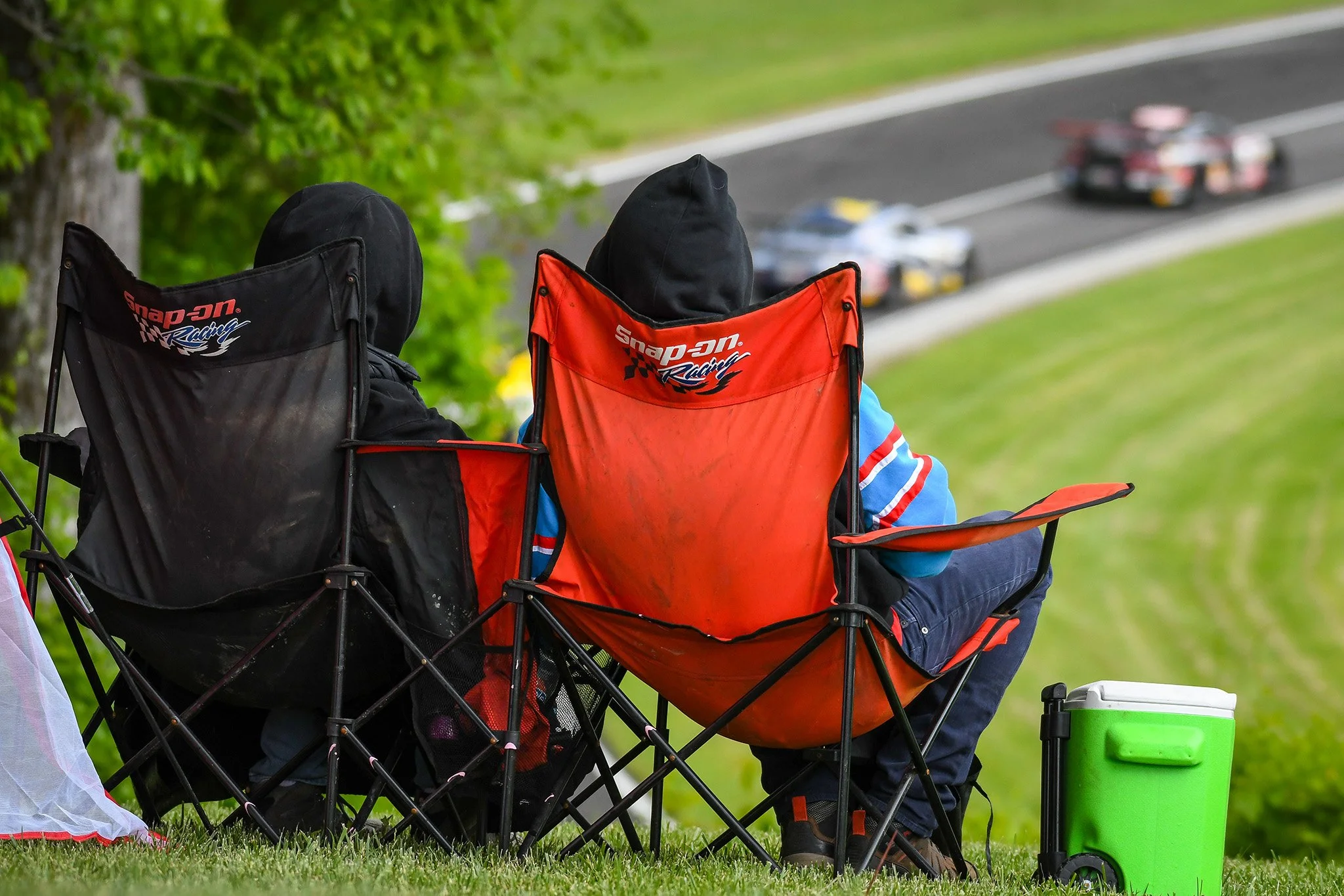  Overlooking the downhill, a fan favorite vantage point.  