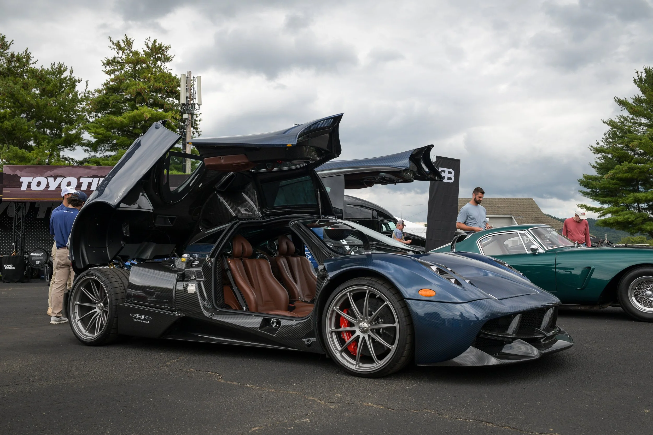  Miller Motorcars brought a selection of hypercars to display in the midway, including the Pagani Huayra above and the Bugatti Chiron SuperSport below.  