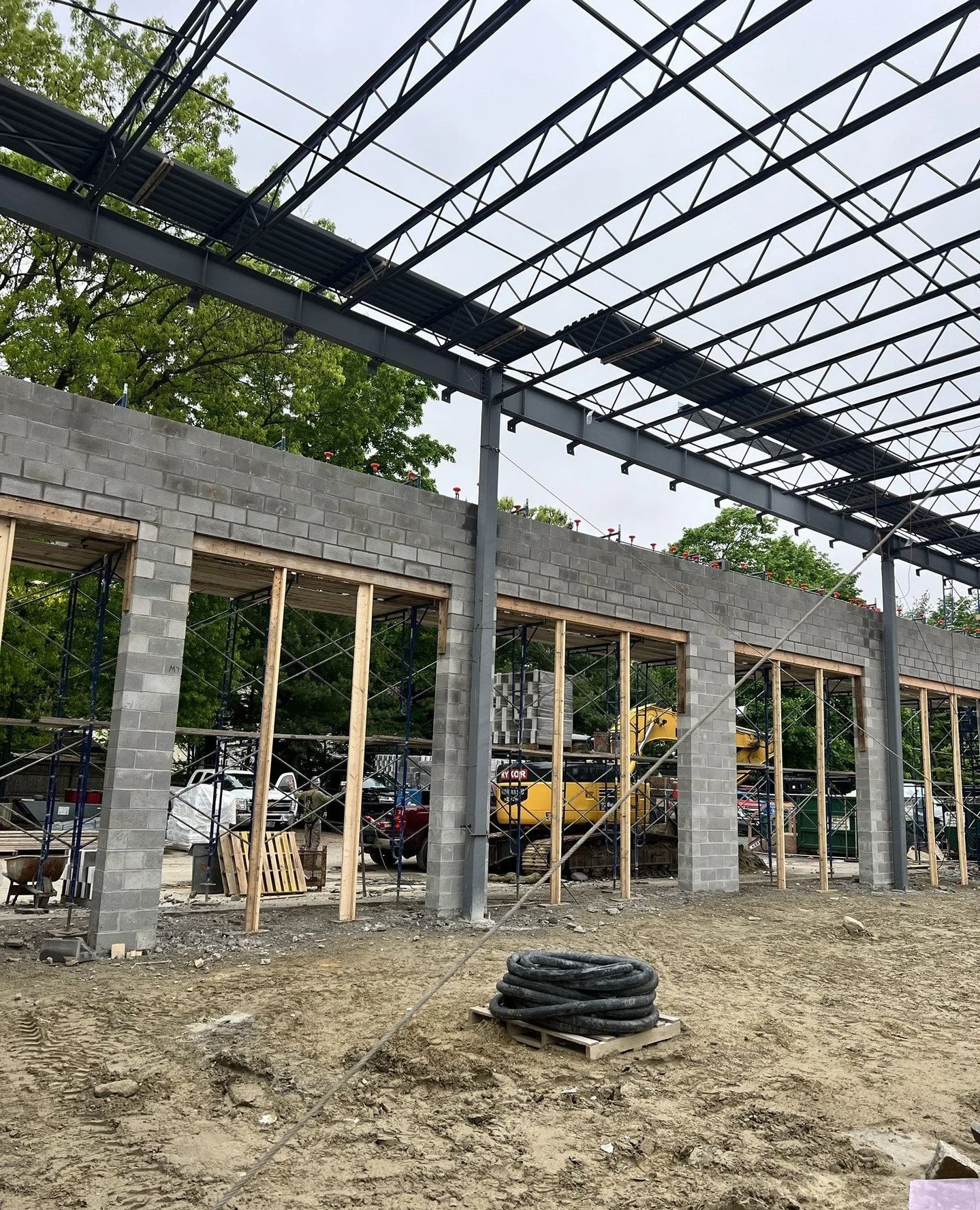 Every great project starts with a strong framework. 🔨⁠
⁠
#rykor #construction #builtright