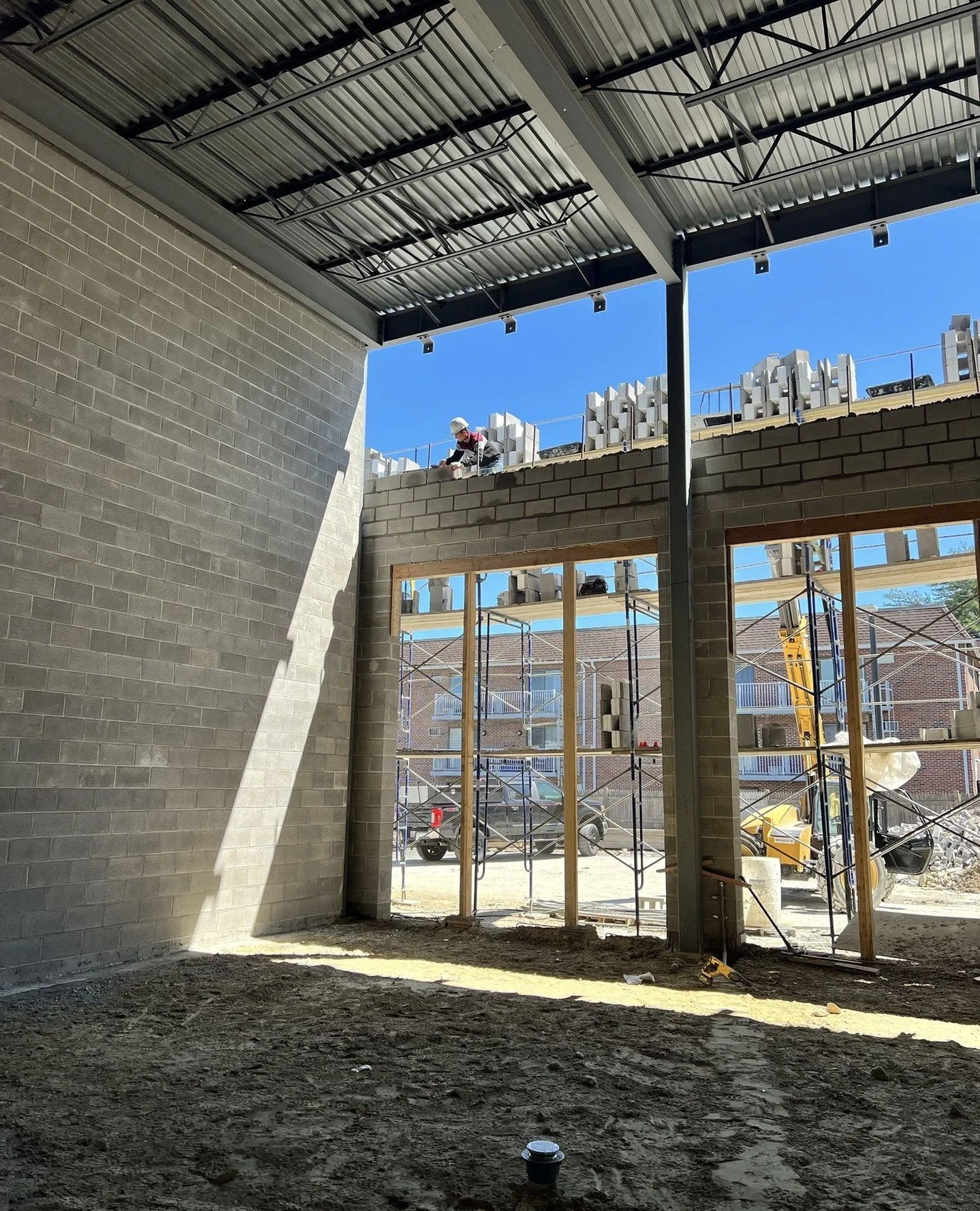 Rising walls and open frames tell the story of progress. 🏗️ This build blends strength in construction with architectural vision bringing structure, light, and design together under one roof.⁠
⁠
#rykor #architecture #designbuild #builtright