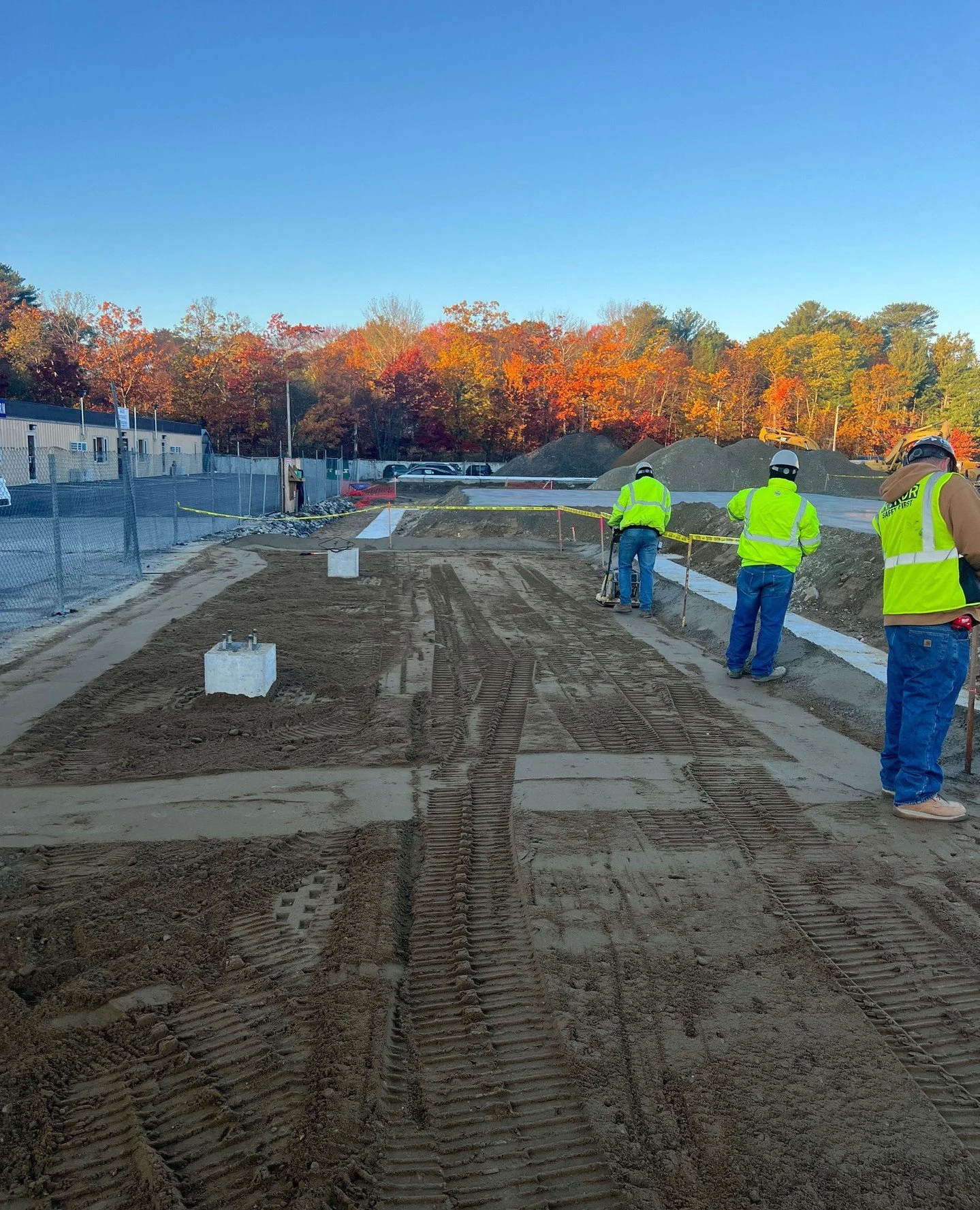 They say the early bird catches the worm,  we say it builds the foundation. 💪⁠
#rykor #construction #earthwork⁠