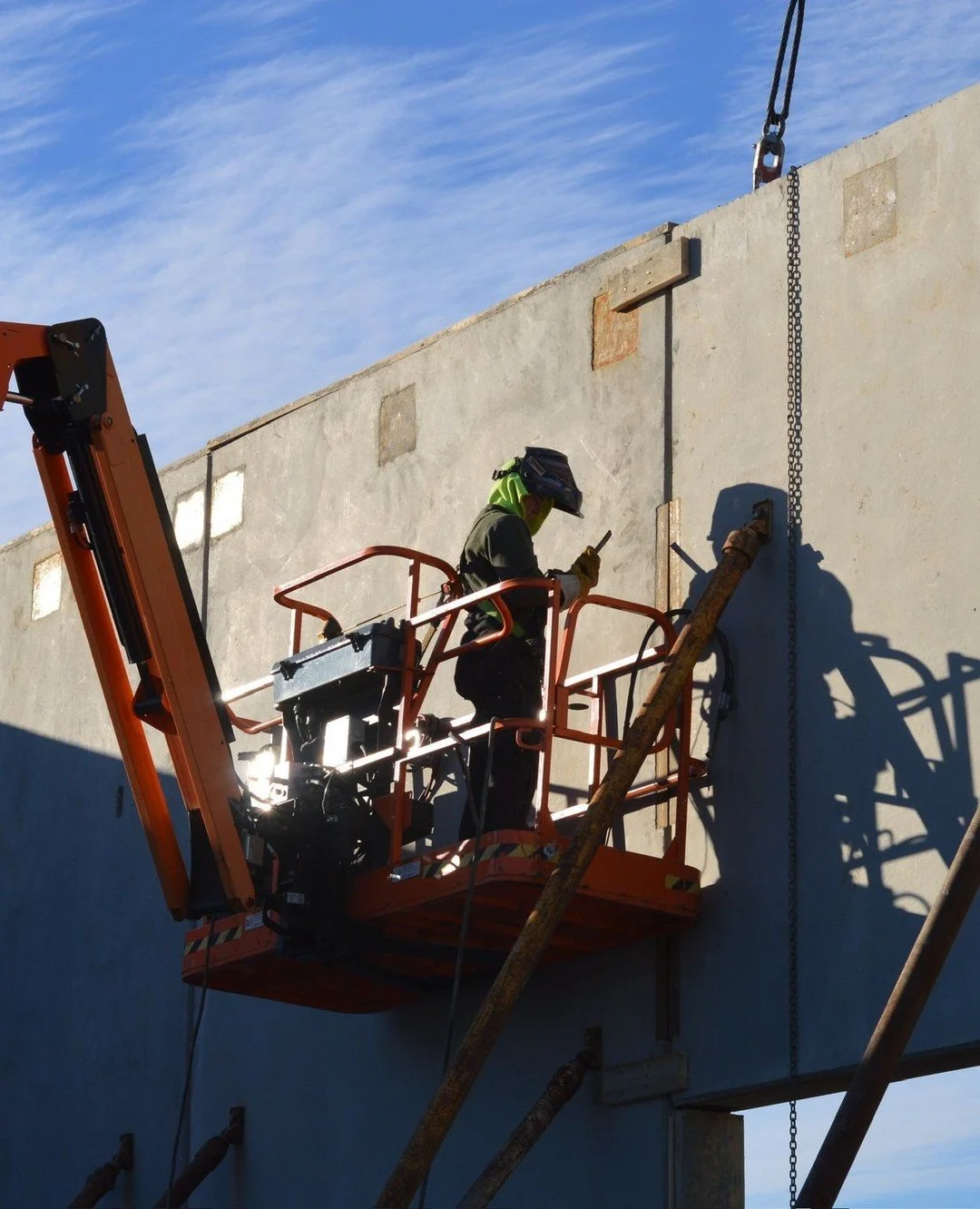 Built high. Locked in tight. 💪🏗️⁠
⁠
Precision work doesn&rsquo;t stop at ground level, our crews show up focused, secure, and committed to doing it right, every step of the way.⁠
⁠
#builtrightthefirsttime #rykorcivil #constructionlife