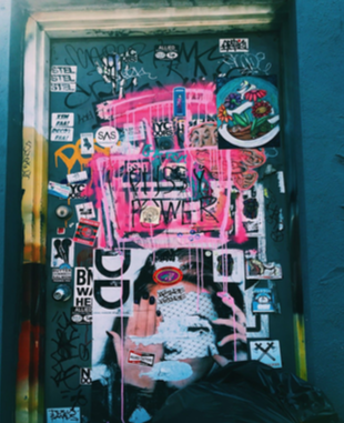 Feminist street art displayed in Brooklyn