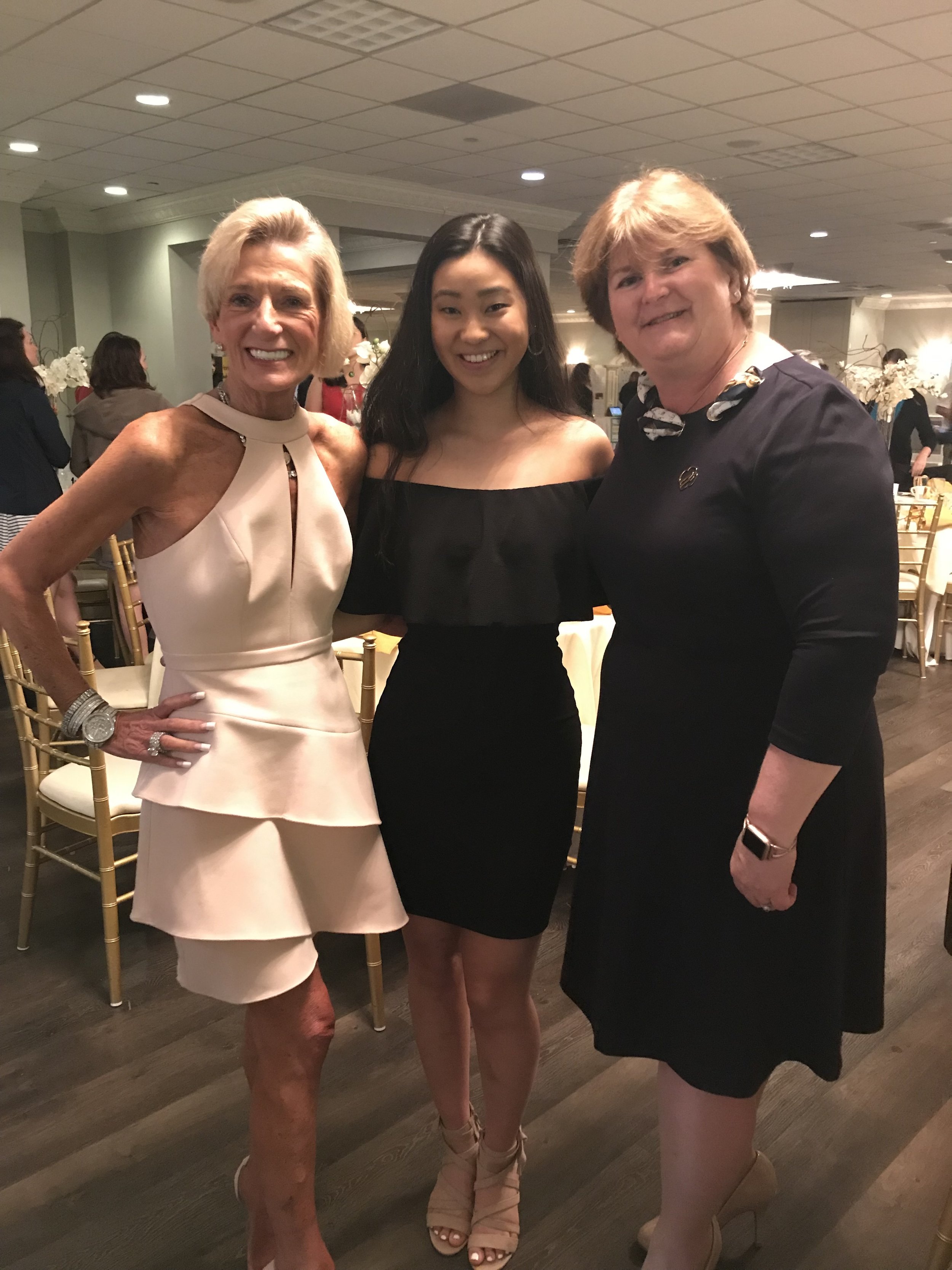 Guest speaker Carol Stillwell (left) &amp; GS CEO Eileen Higgins (right)