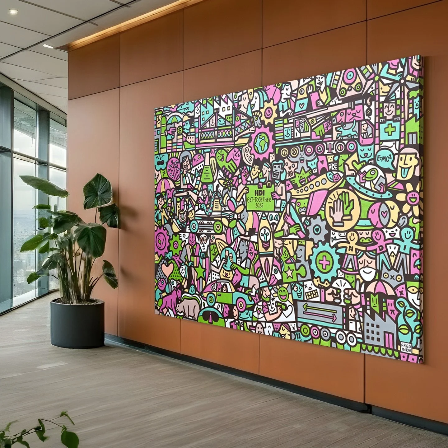 Beim HDI Get-Together durfte ich mit Kunden, Maklern und Mitarbeitenden von HDI Switzerland ein Manifest f&uuml;r Teamwork kreieren. Heute h&auml;ngt es im Office als t&auml;glicher Reminder: Grosse Dinge entstehen nur zusammen.

At the HDI Get-Toget