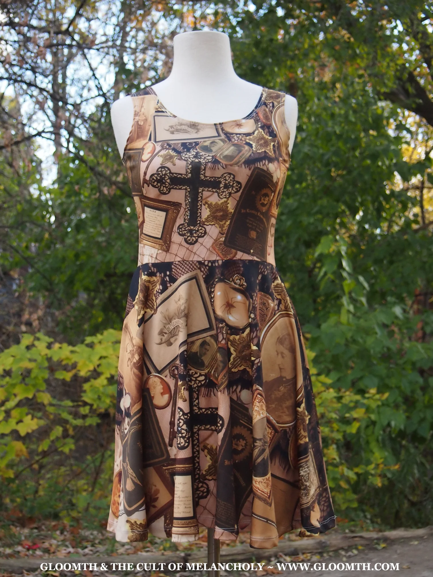 victorian mourning ephemera print gothic dress