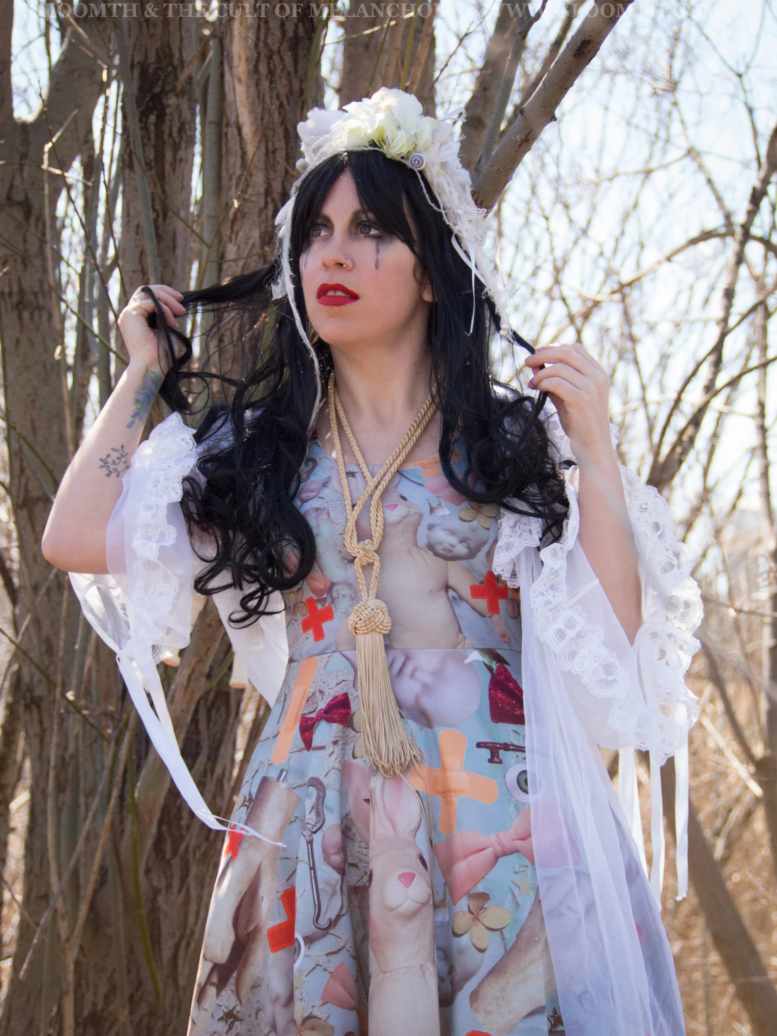 creepy nurse halloween outfit antique hospital asylum
